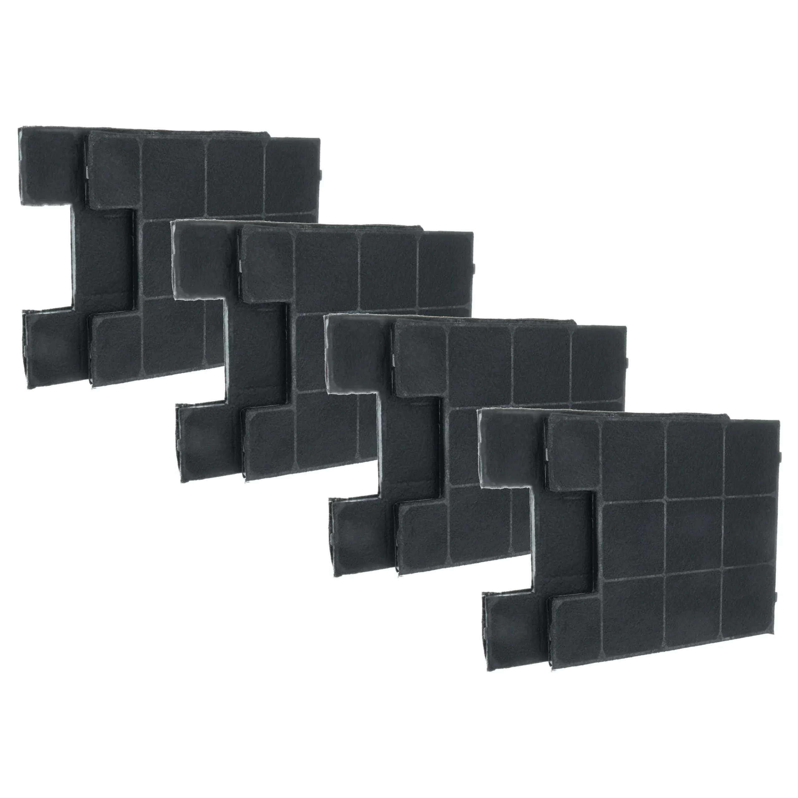 8x Filtres à charbon actif remplace Amica KF17147, KF17141 pour hotte Zelmer - Accessoires appareils ménagers