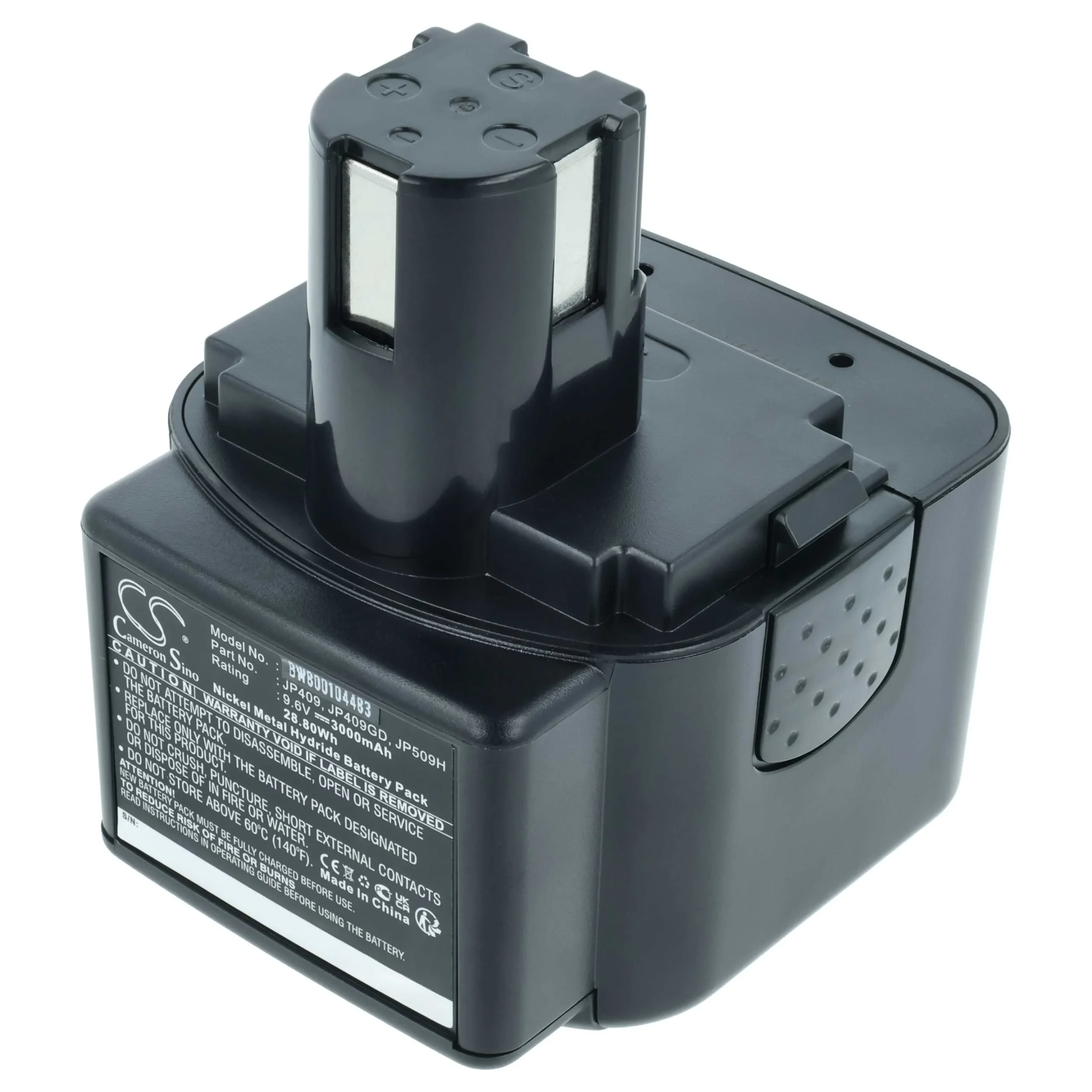 Batterie remplace Max Rebar JP409GD, JP409 outil électrique Max Rebar - 3Ah 9,6V NiMH