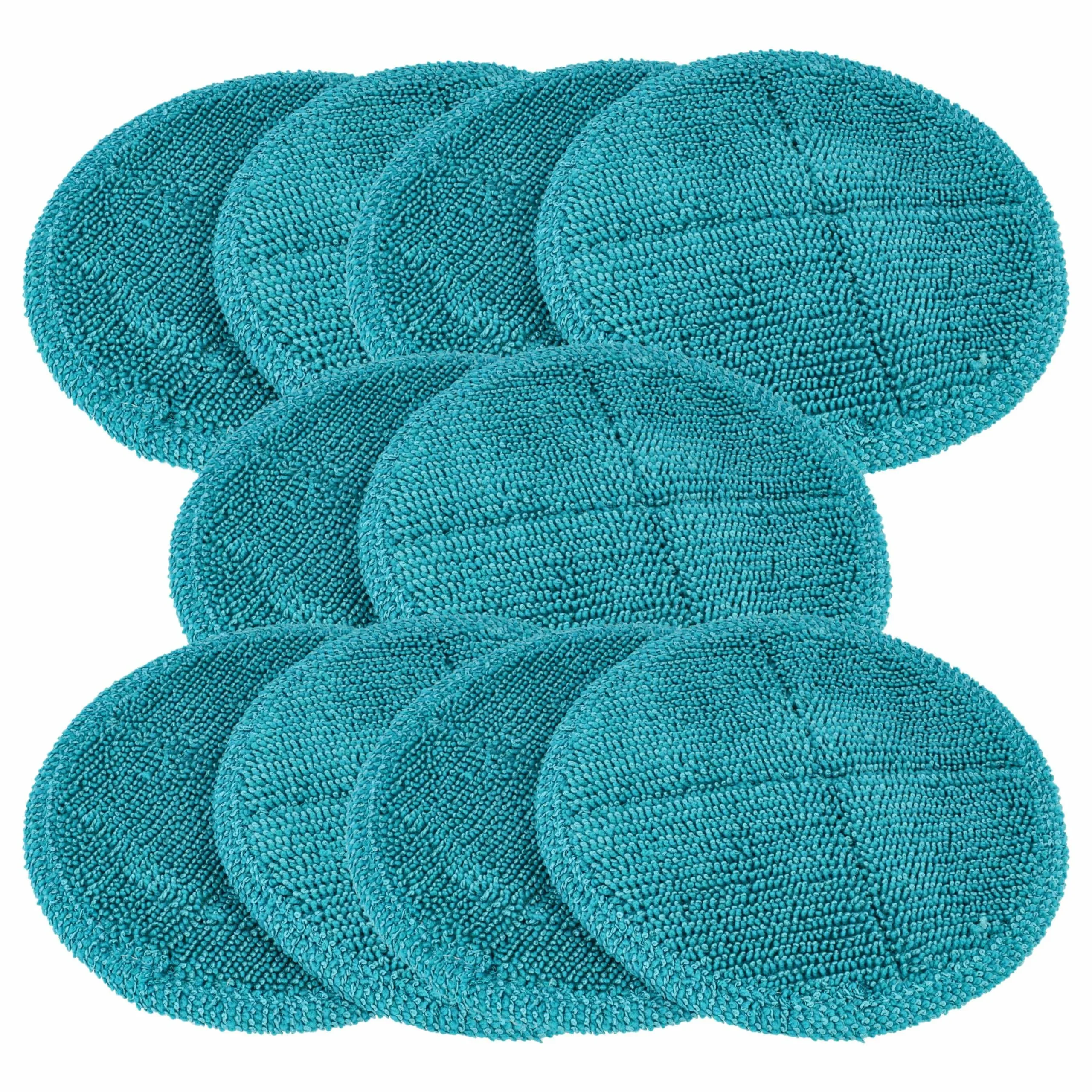 10x Lingette remplace CleanMaxx 08934 pour balais serpillère Clean Maxx - polyester / polyamide, turquoise