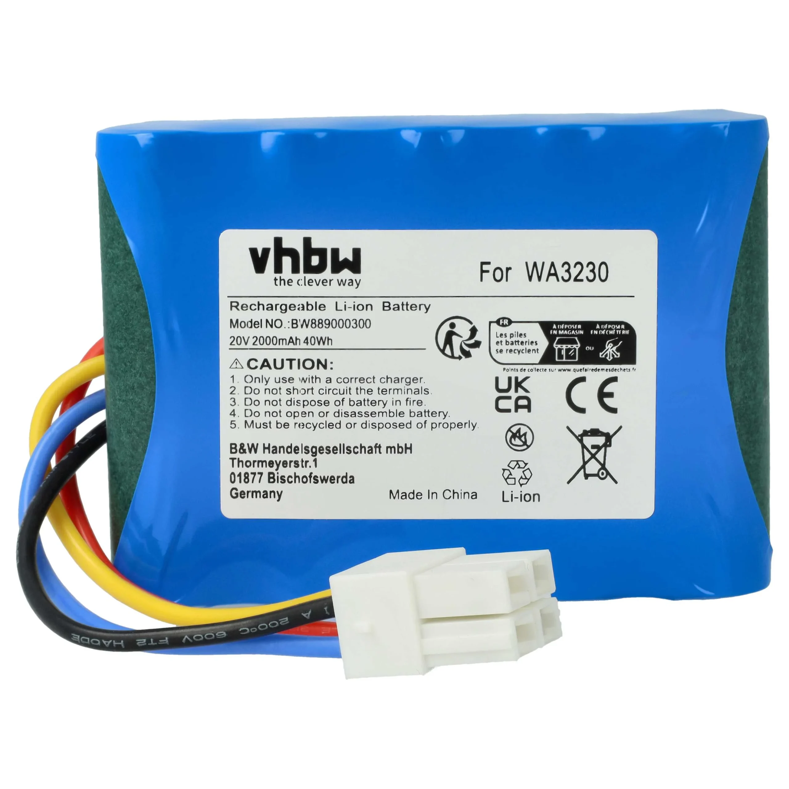 Batterie remplace Kress 59000257, KA0101, 59003453, KA0103 pour outil de jardinage - 2000mAh 20V Li-ion