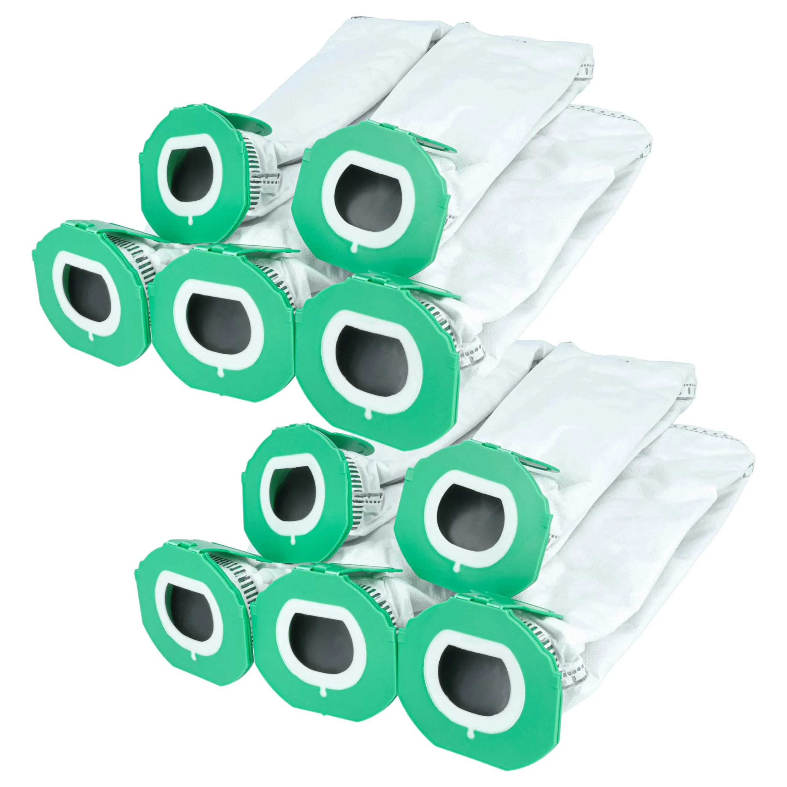 10x Sac remplace Vorwerk FP7, FP7s pour aspirateur Vorwerk - toison, plastique