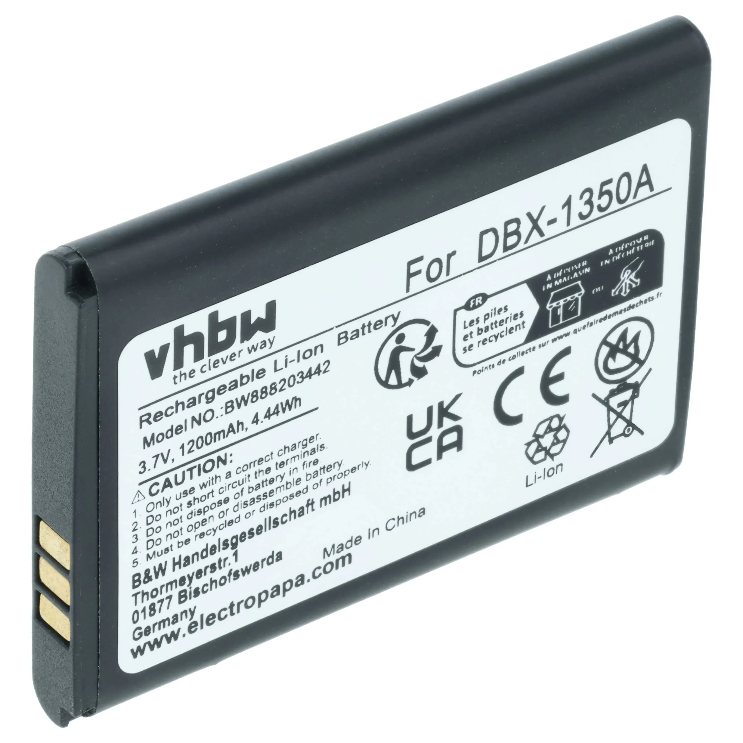 Batterie remplace Doro DBX-1350A téléphone portable senior Doro - 1200mAh 3,7V Li-ion