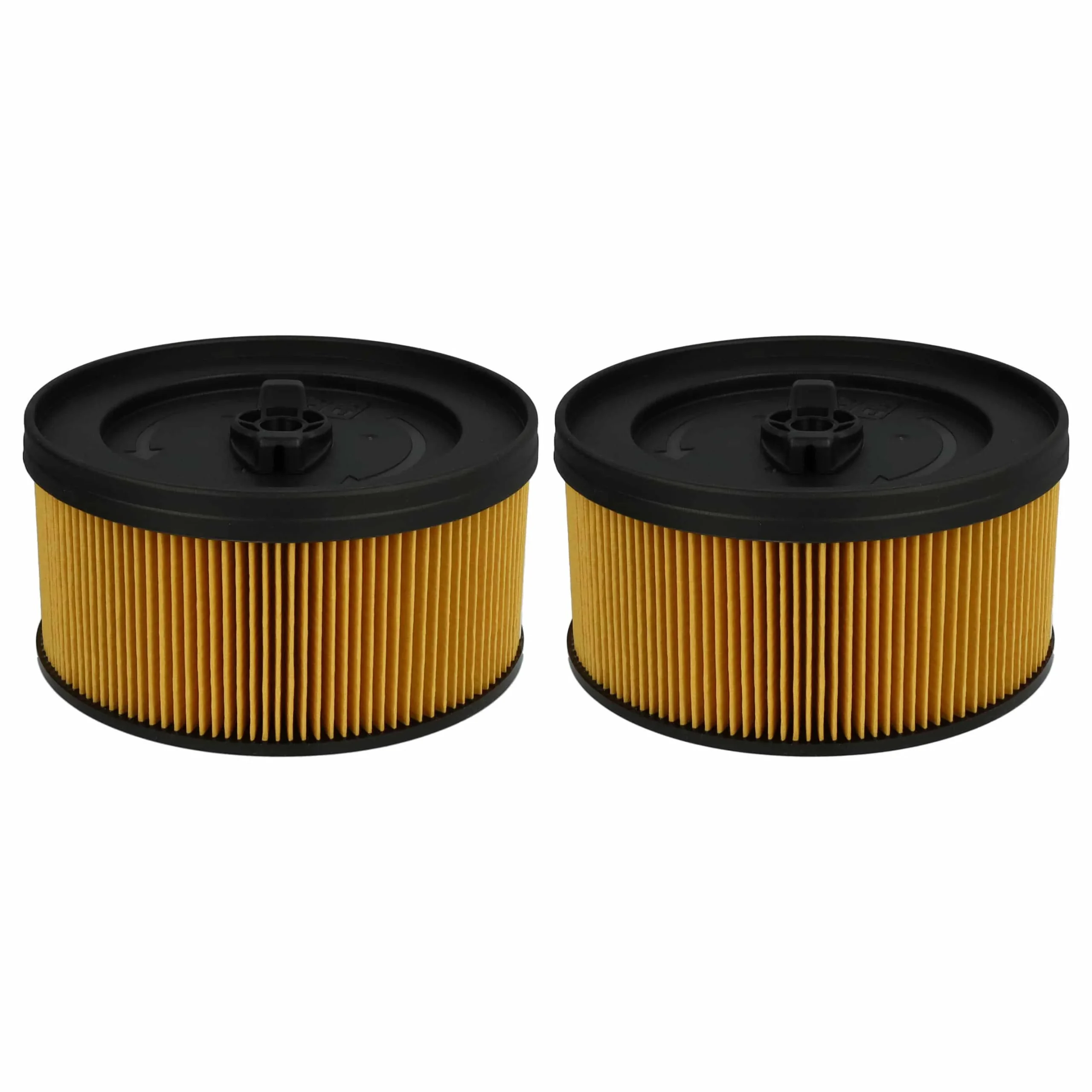 2x Filtre remplace Kärcher 6.414-960.0 pour aspirateur Kärcher - Cartouche Filtre, noir / jaune