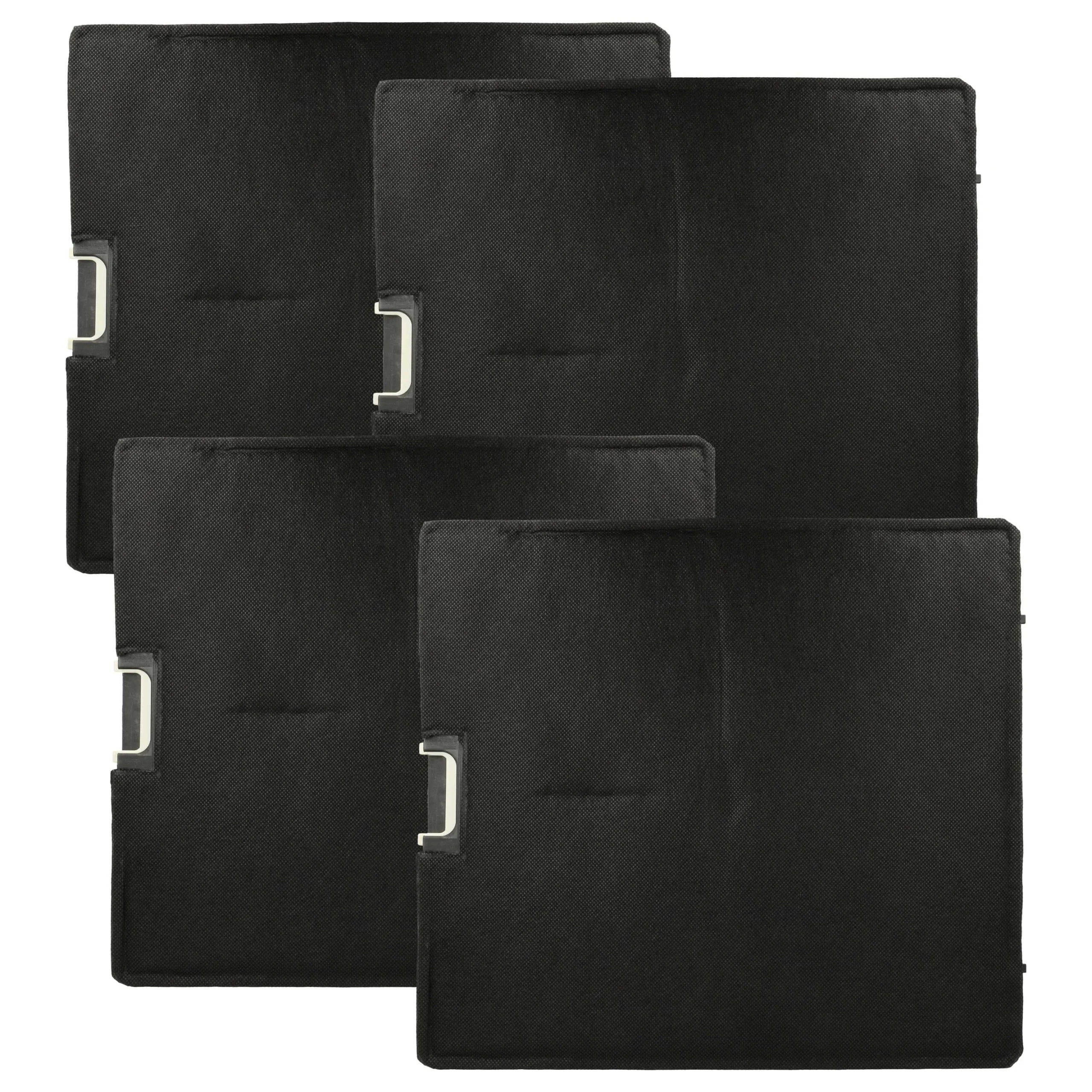 4x Filtres à charbon actif remplace Miele DKF 25-1, 9972550, 4002515523056 pour hotte Miele