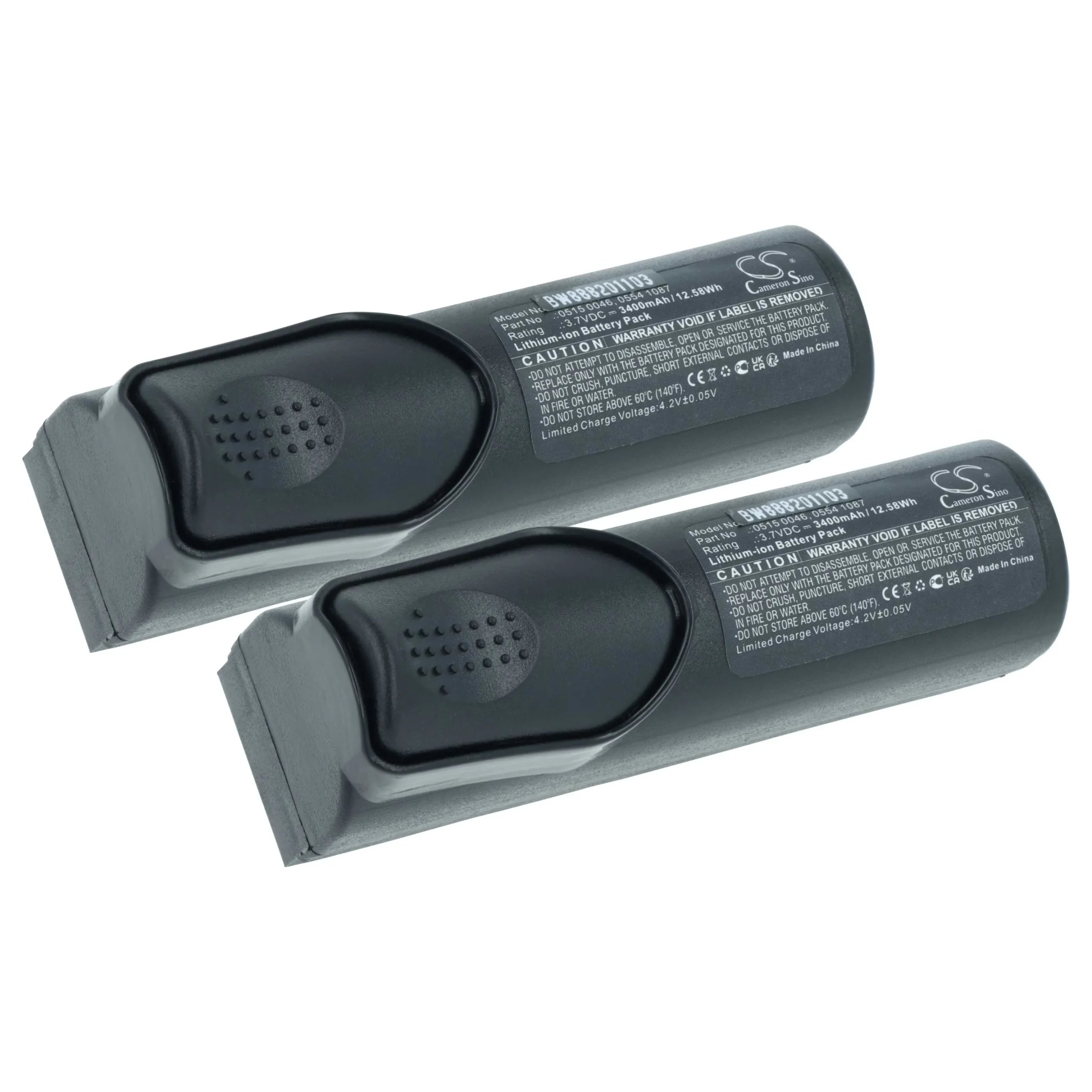 Batterie (2 pcs.) remplace Testo 0515 0114, 0515 0046, 0515 0100 outil de mesure Testo - 3400mAh 3,7V Li-ion