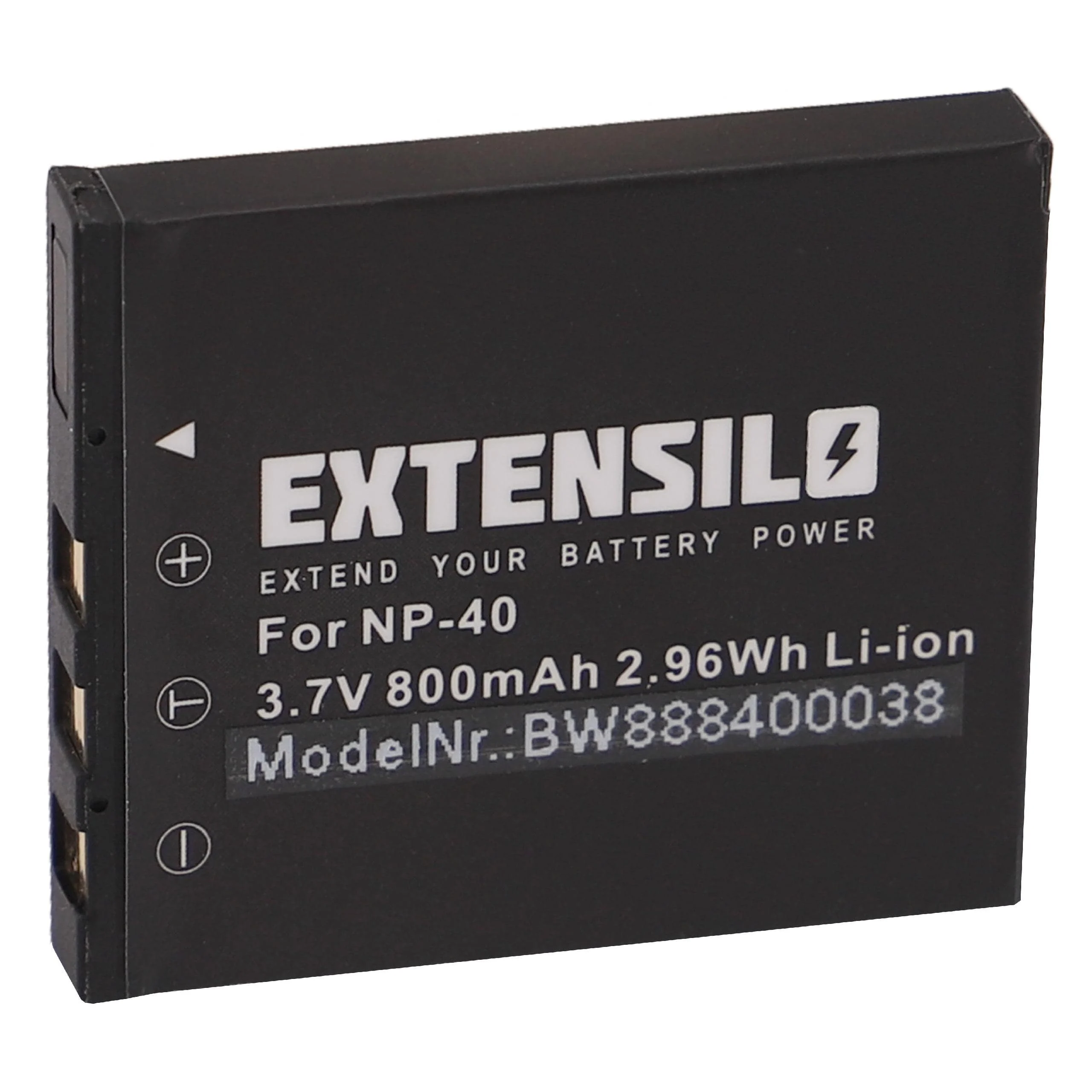 Batterie remplace Creative CAS101 pour appareil photo Praktica- 800mAh 3,7V Li-ion