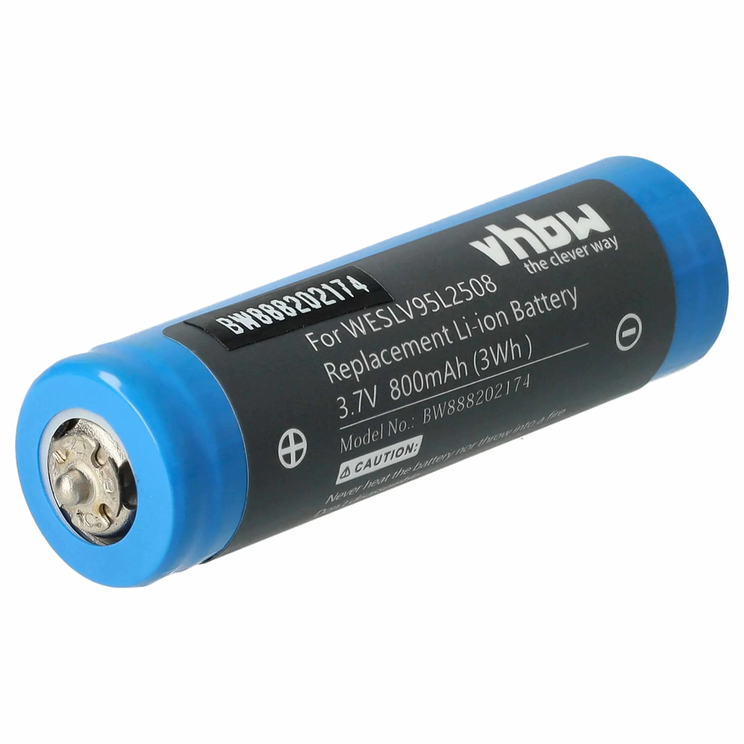 Batterie remplace Panasonic WES8163L2505, WESLV95L2508 pour rasoir électrique Panasonic - 800mAh 3,7V Li-ion
