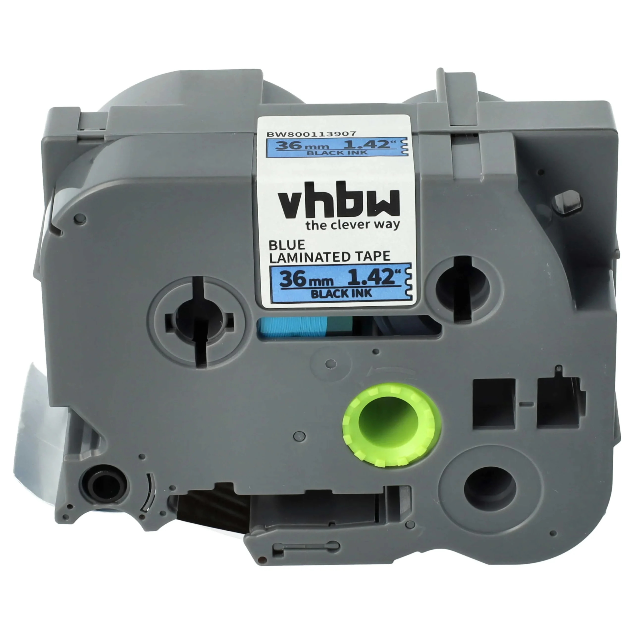 Cassette à ruban remplace Brother TZE-561, TZ-561 - 36mm lettrage Noir ruban Bleu, plastique
