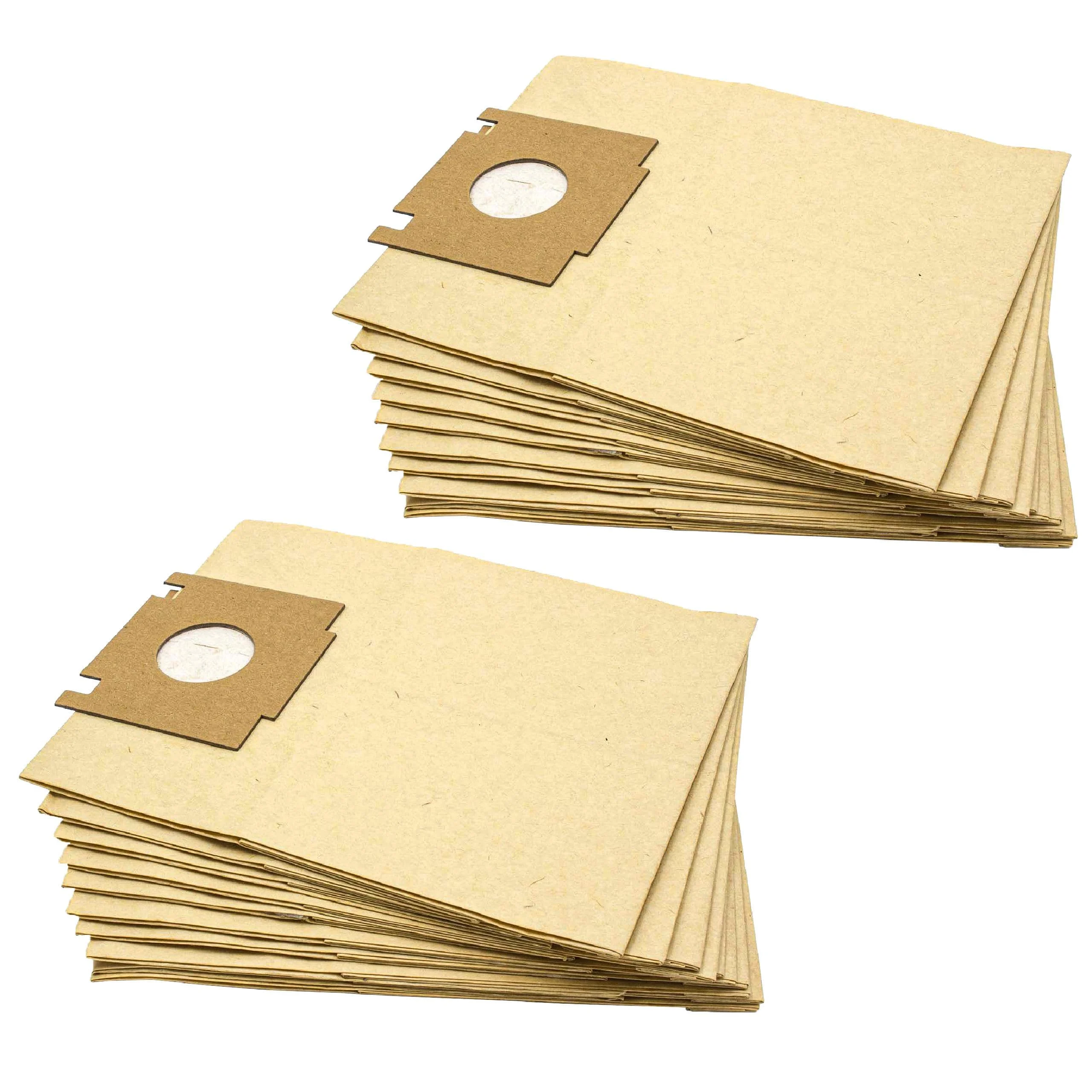 20x Sac remplace Baur 341187, 341 187 pour aspirateur Moulinex - papier