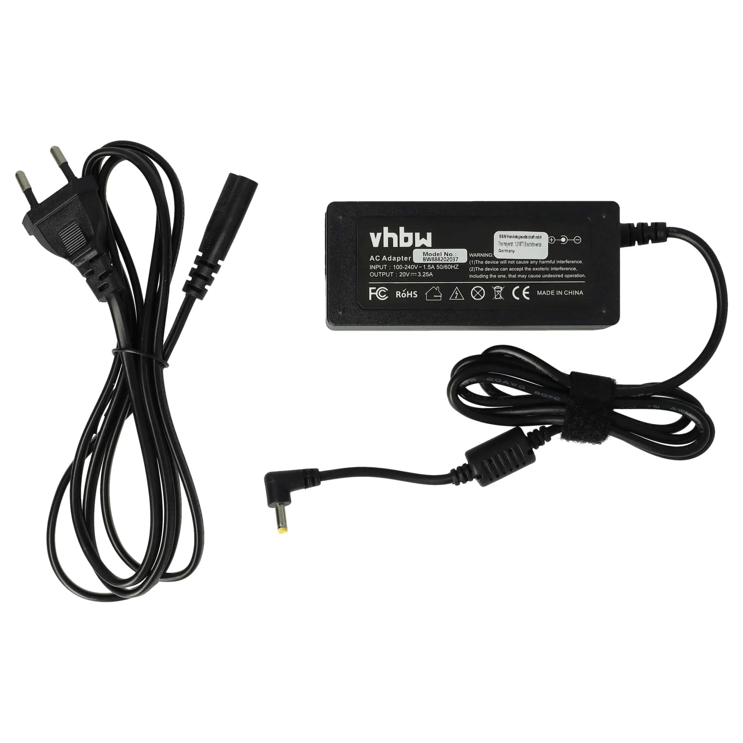 Alimentation remplace Lenovo 5A10H42926, 5A10H42921, 5A10H42923 pour ordinateur portable Lenovo - 250 cm