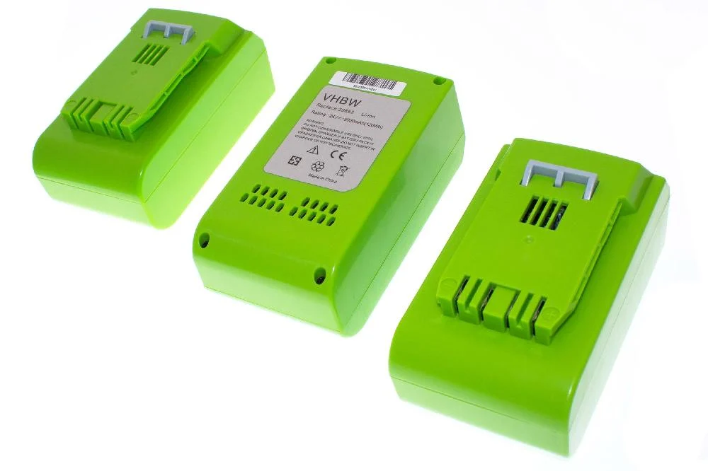 Batterie (3 pcs.) remplace Alpina 270401020, BT 4024 outil électrique Alpina - 5Ah 24V Li-ion