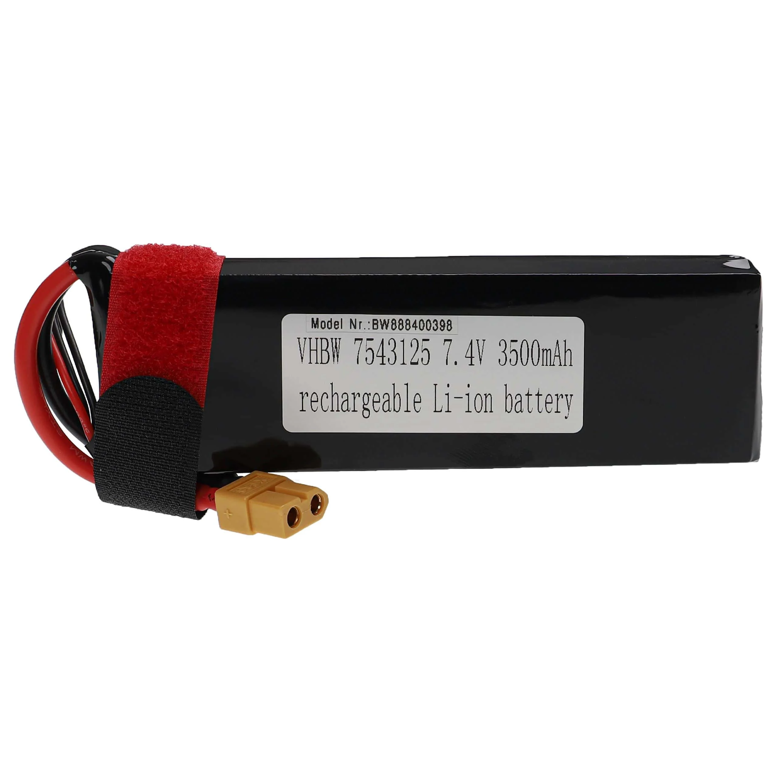 Batterie modèle radio-télécommandé - 3500mAh 7,4V Li-polymère, XT60