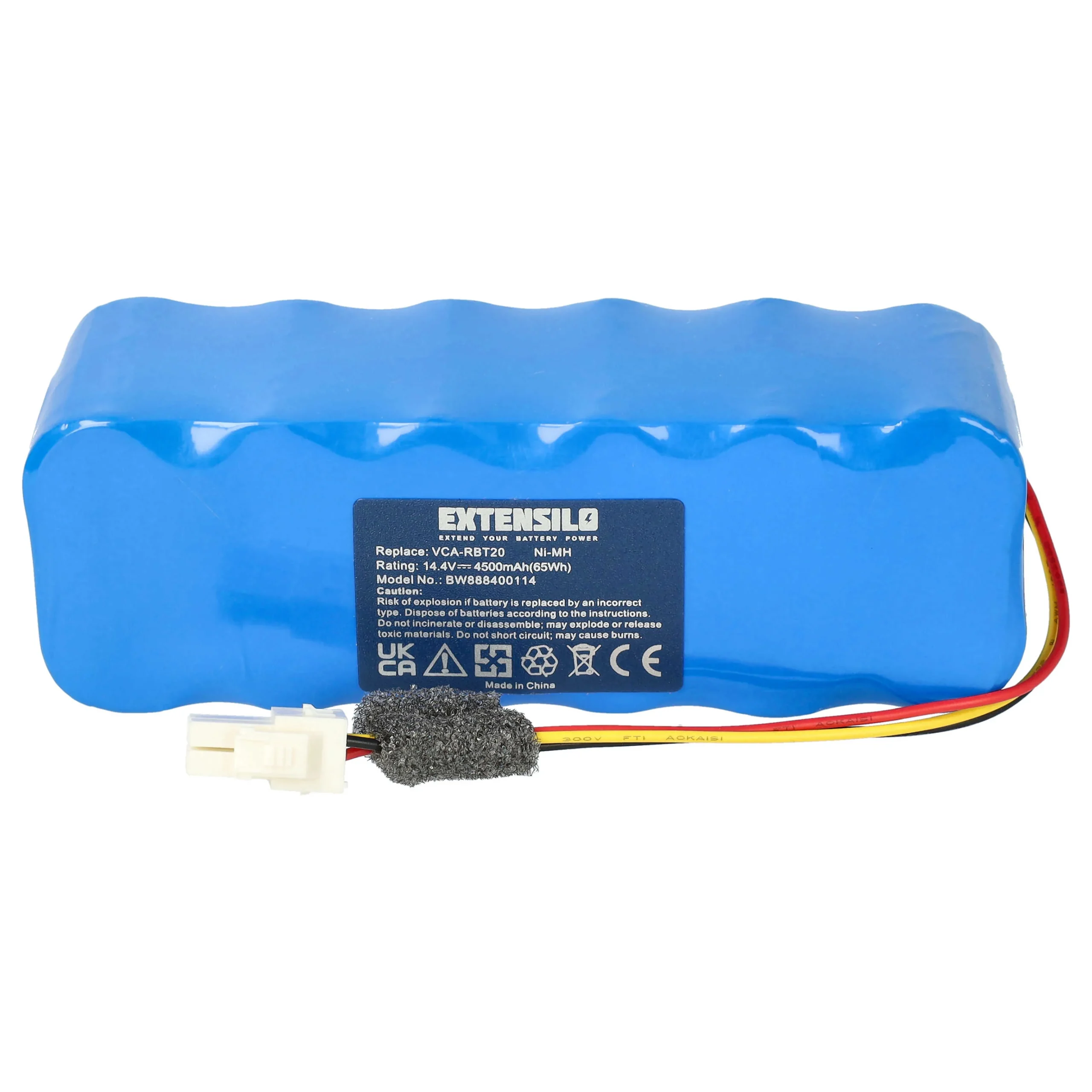 Batterie remplace Samsung AP5576883, DJ63-01050A, AP5579205 pour robot aspirateur Samsung - 4500mAh 14,4V NiMH