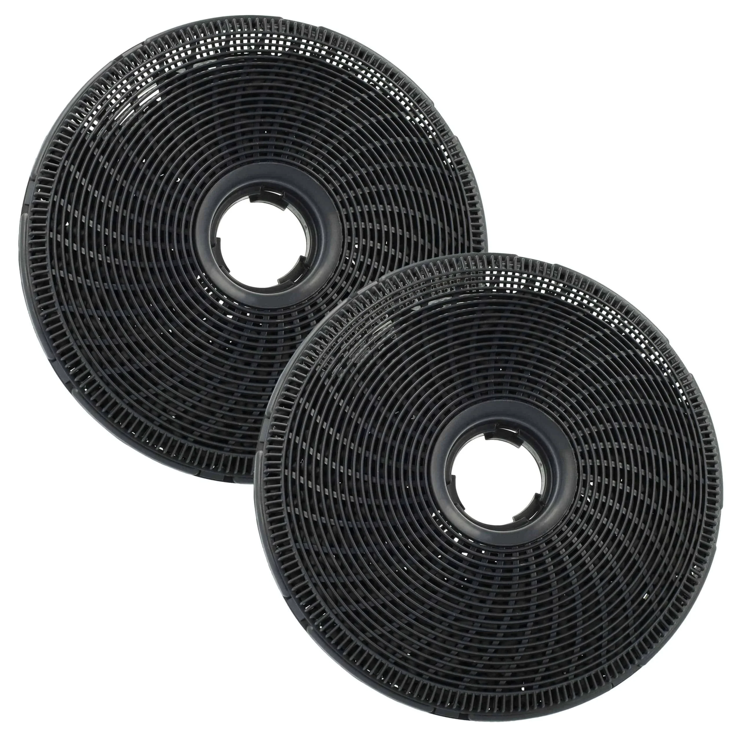 2x Filtres à charbon actif remplace Airlux CR430, AS-AZKF350, 8718868949813 pour hotte Zanussi