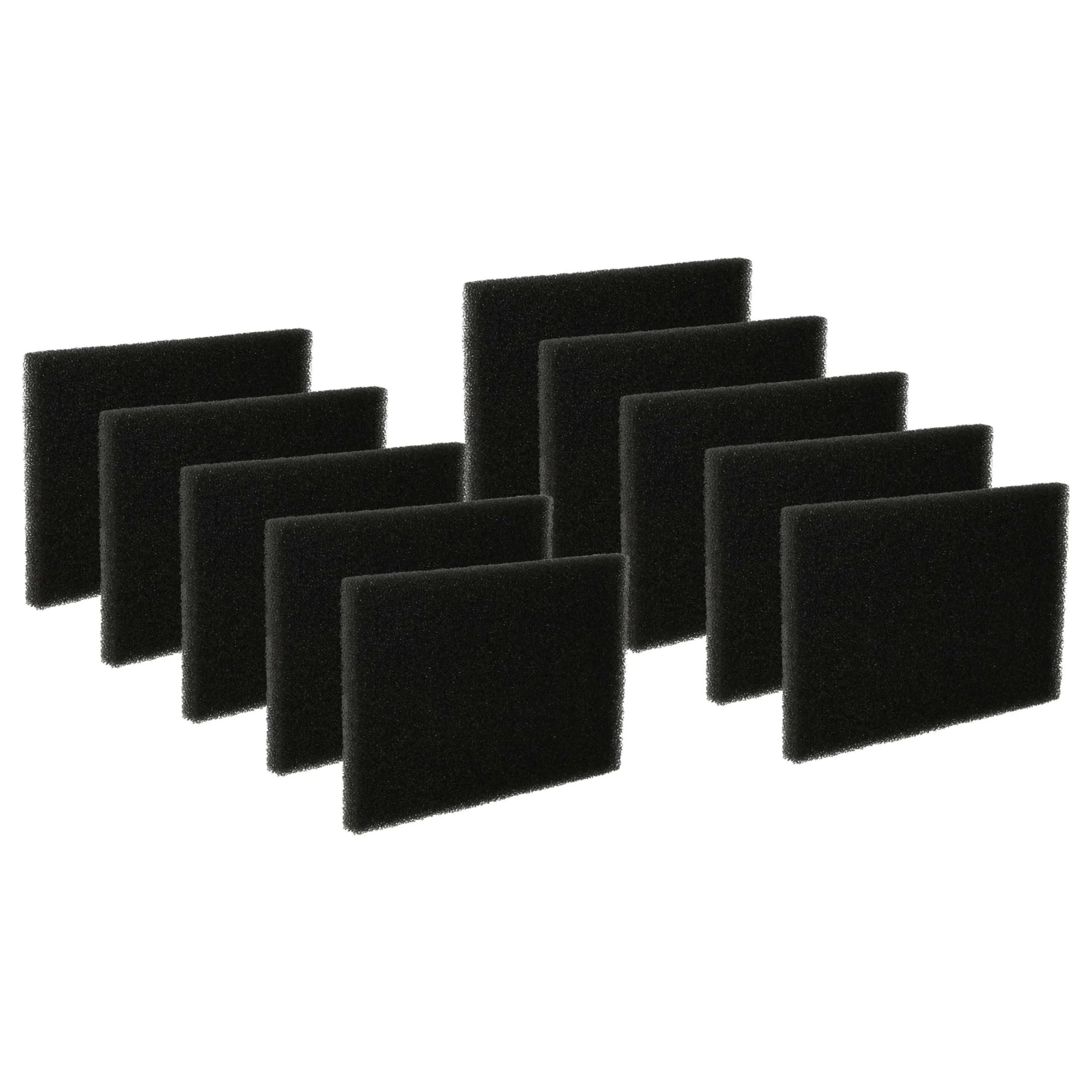 10x Filtre remplace 1096168008, 421000466500/7, 109616800/8 pour aspirateur - filtre mousse, 8 x 12 cm