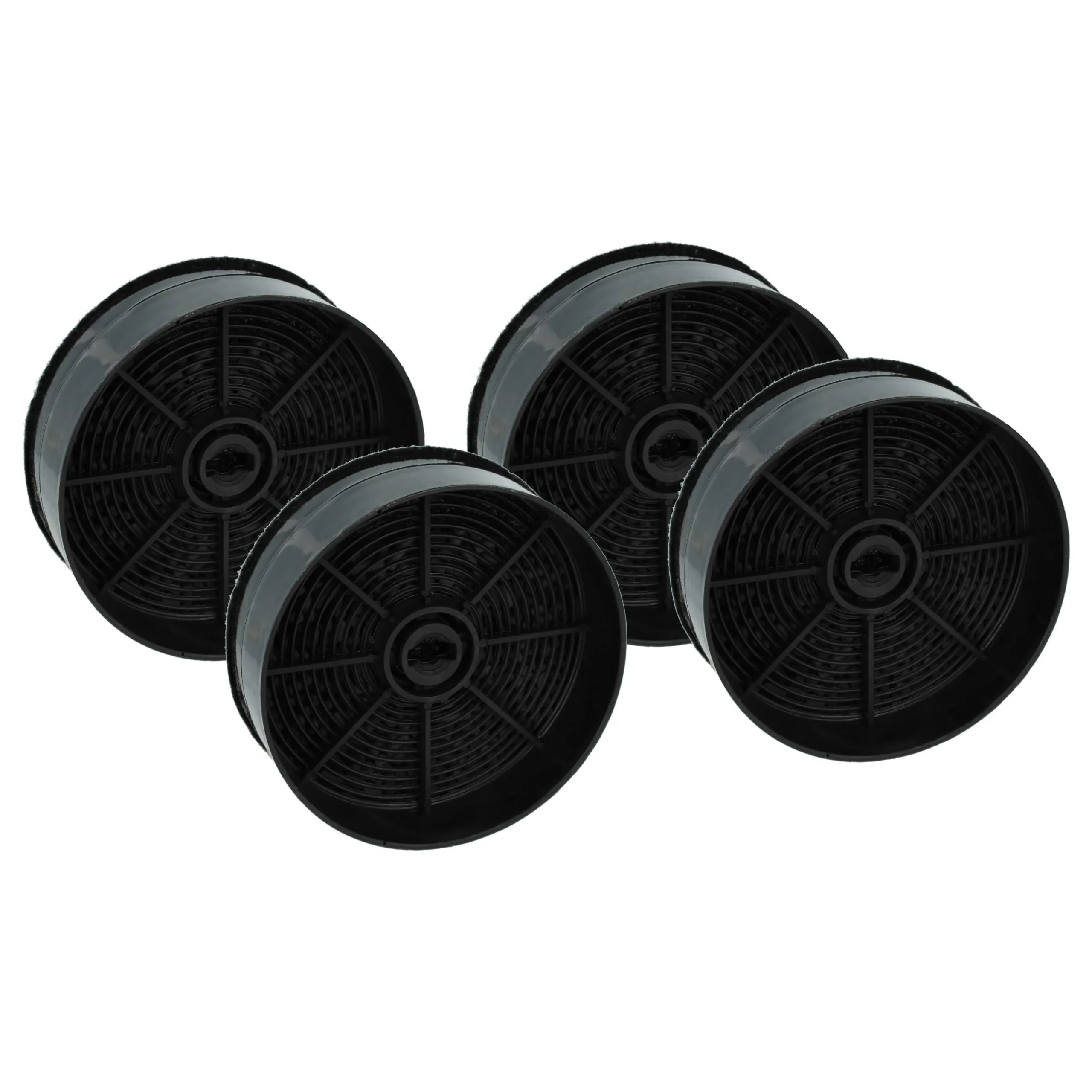 4x Filtres à charbon actif remplace AEG 902979880, ECFB03, 33005513 pour hotte Zanussi - Accessoires appareils ménagers
