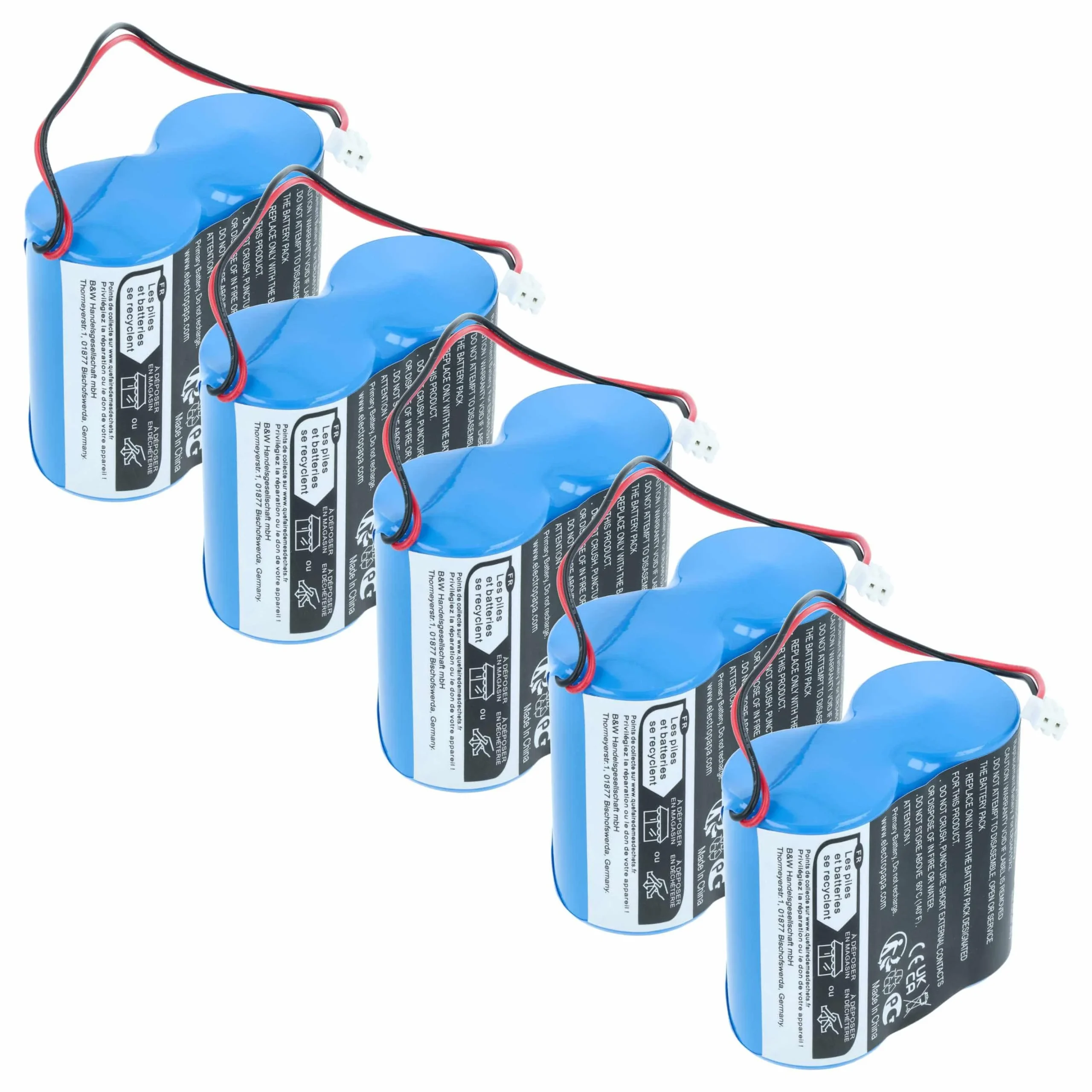 Pile (5 pcs.) remplace Siemens E-1574 outil de mesure Siemens - 27000mAh 3,6V Li-MnO2