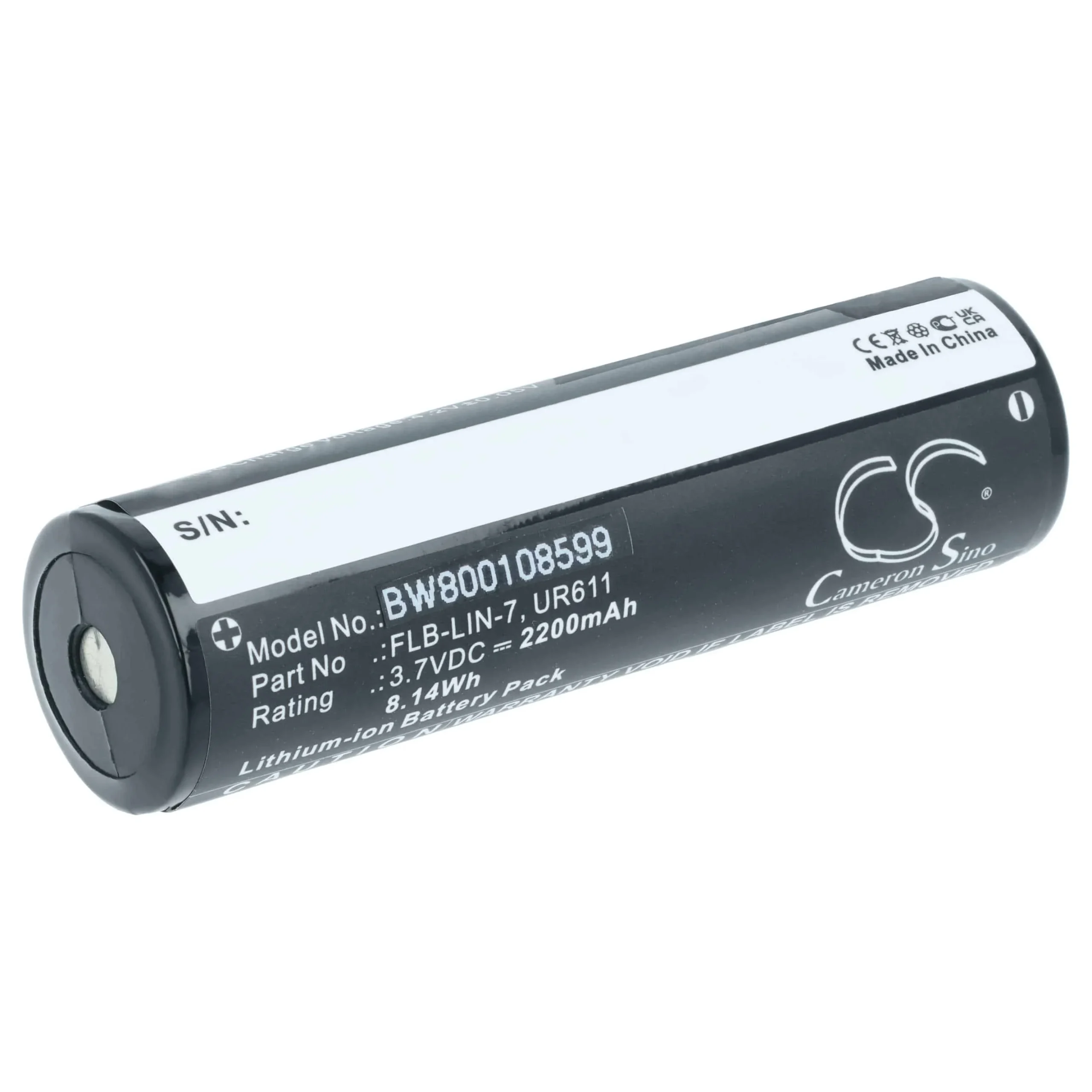 Batterie remplace Inova FLB-LIN-7, UR611 lampe de poche Inova - 2200mAh 3,7V Li-ion