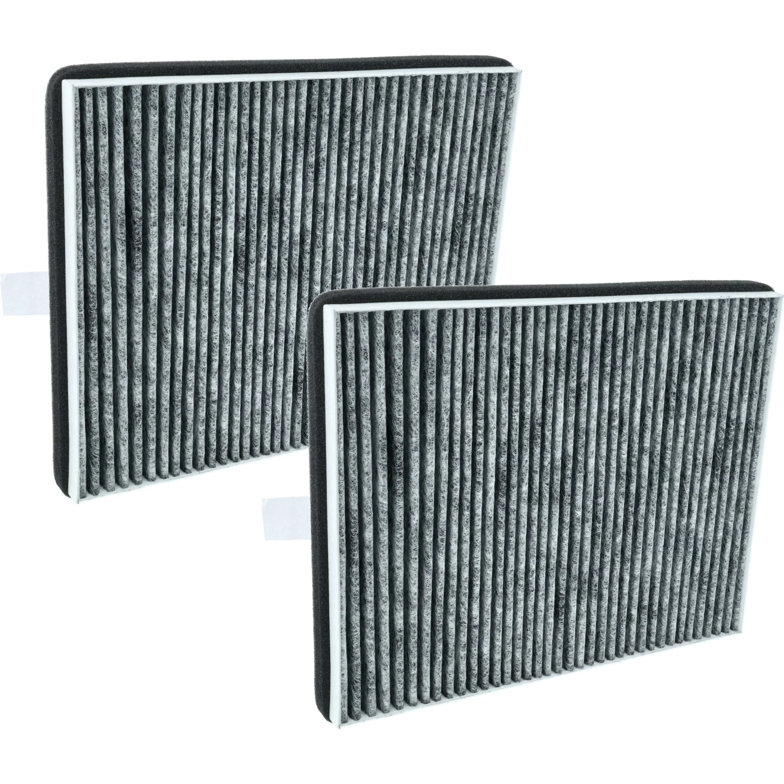 2x Filtres à charbon actif remplace Miele DKF 15-P pour hotte Miele