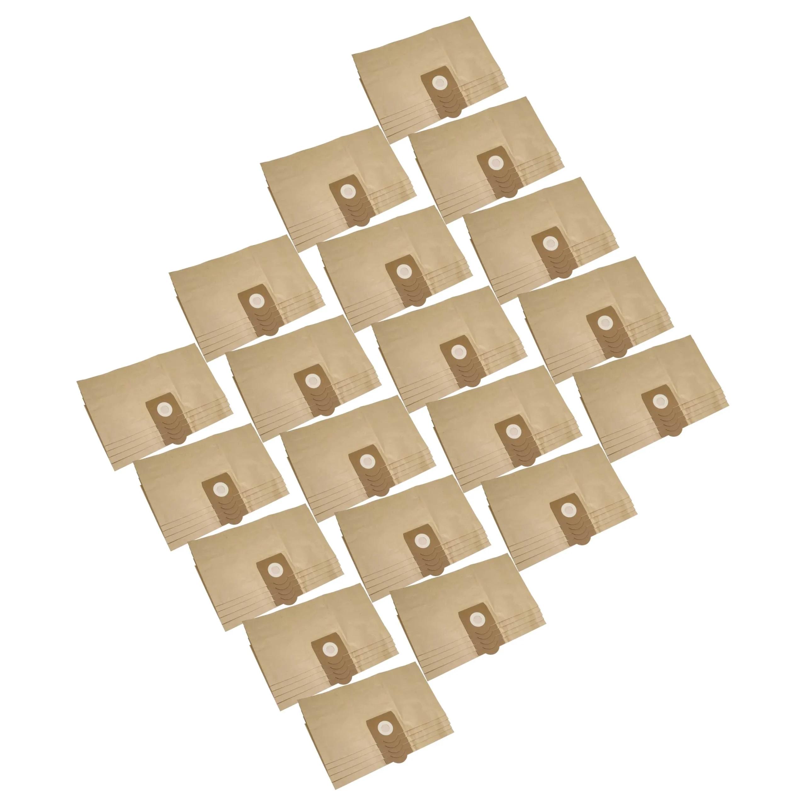 100x Sac remplace Kärcher 69040510, 6.904-051.0, 6.904051.0, 6904-0510 pour aspirateur Kärcher - papier
