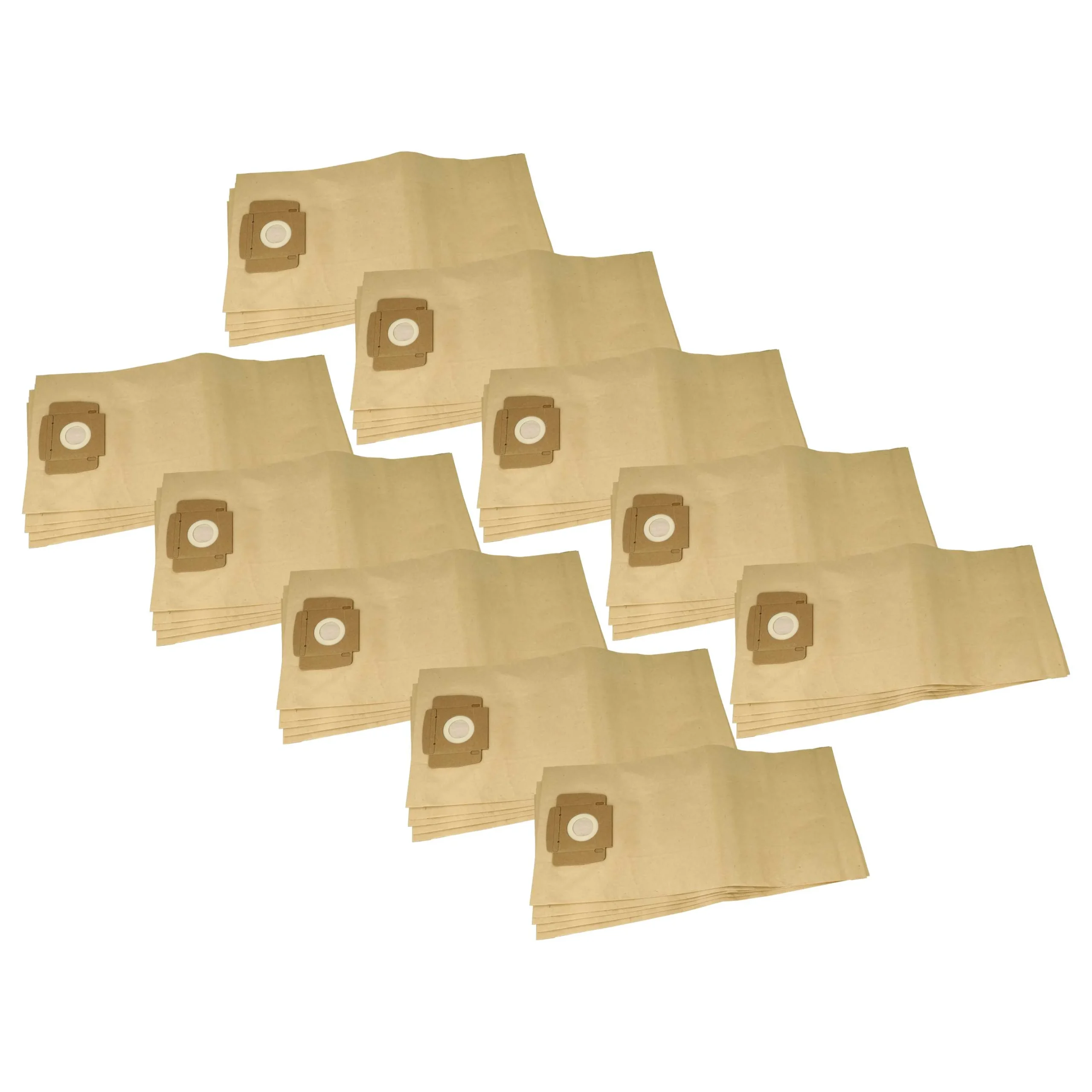 50x Sac remplace Taski 7524289 pour aspirateur Taski - papier filtre