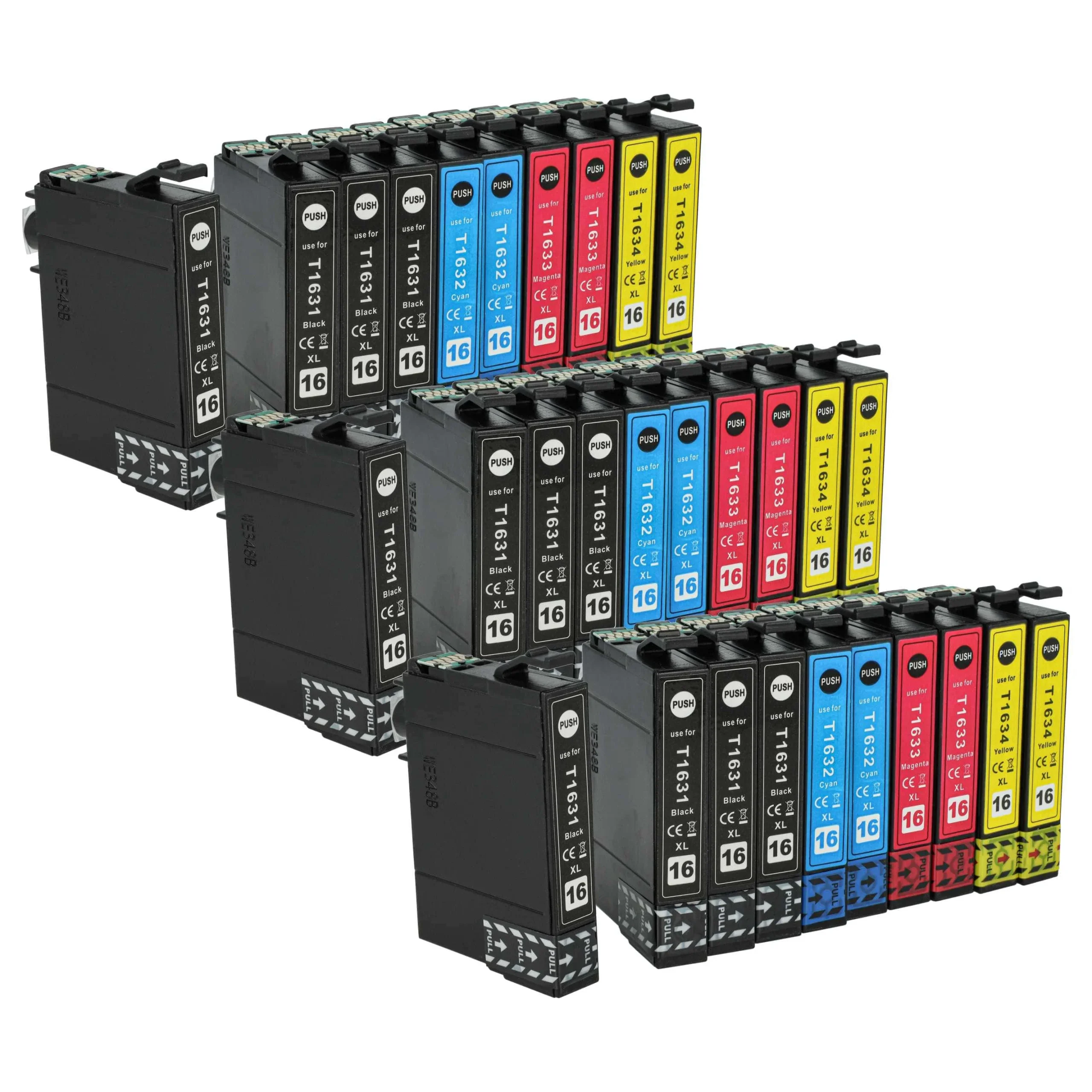 30x Cartouches remplace Epson T1631, T1631XL, T1632 pour imprimante - Accessoires pour imprimante