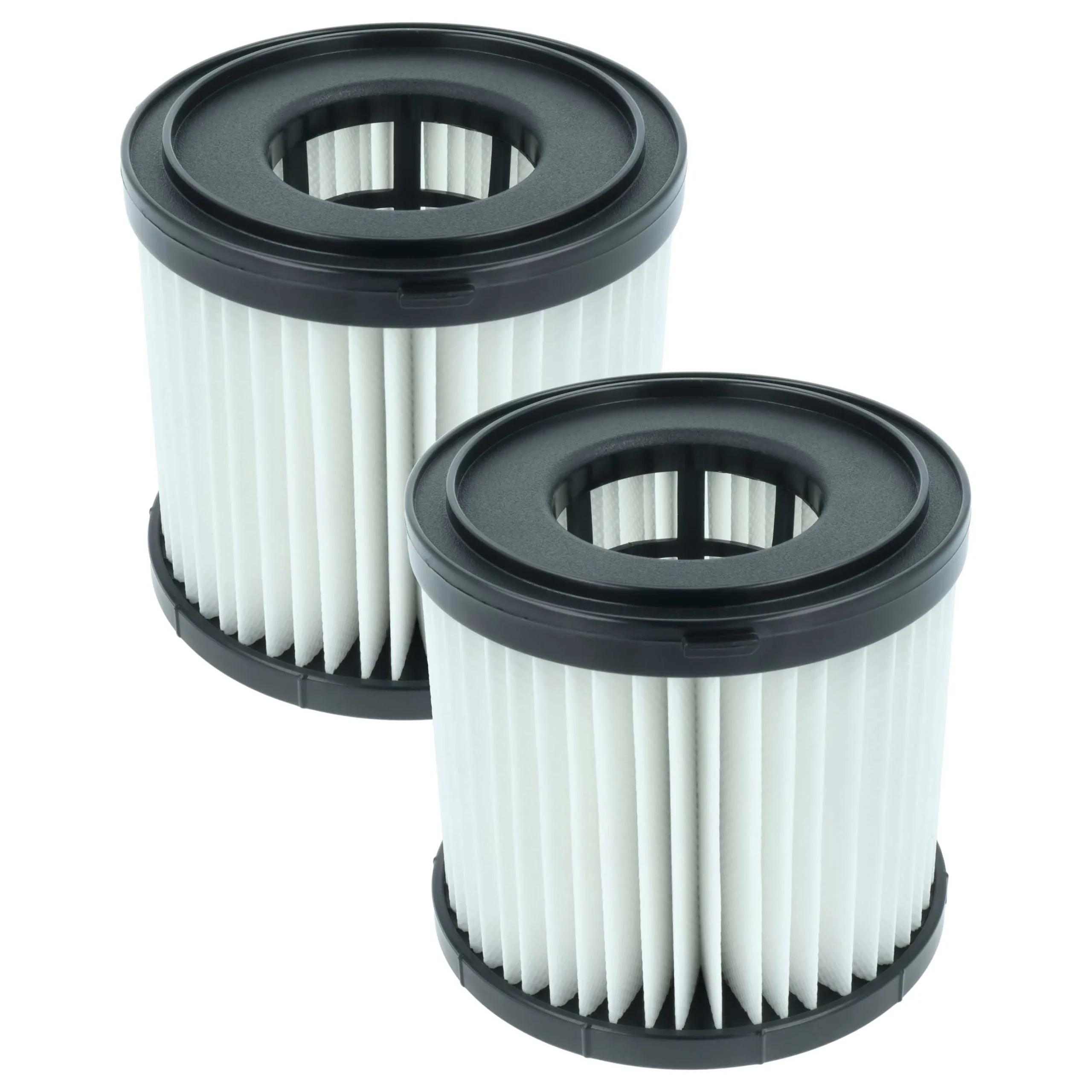 2x Filtre remplace Hart HAVF01 pour aspirateur Ryobi - Cartouche Filtre H13, noir / blanc