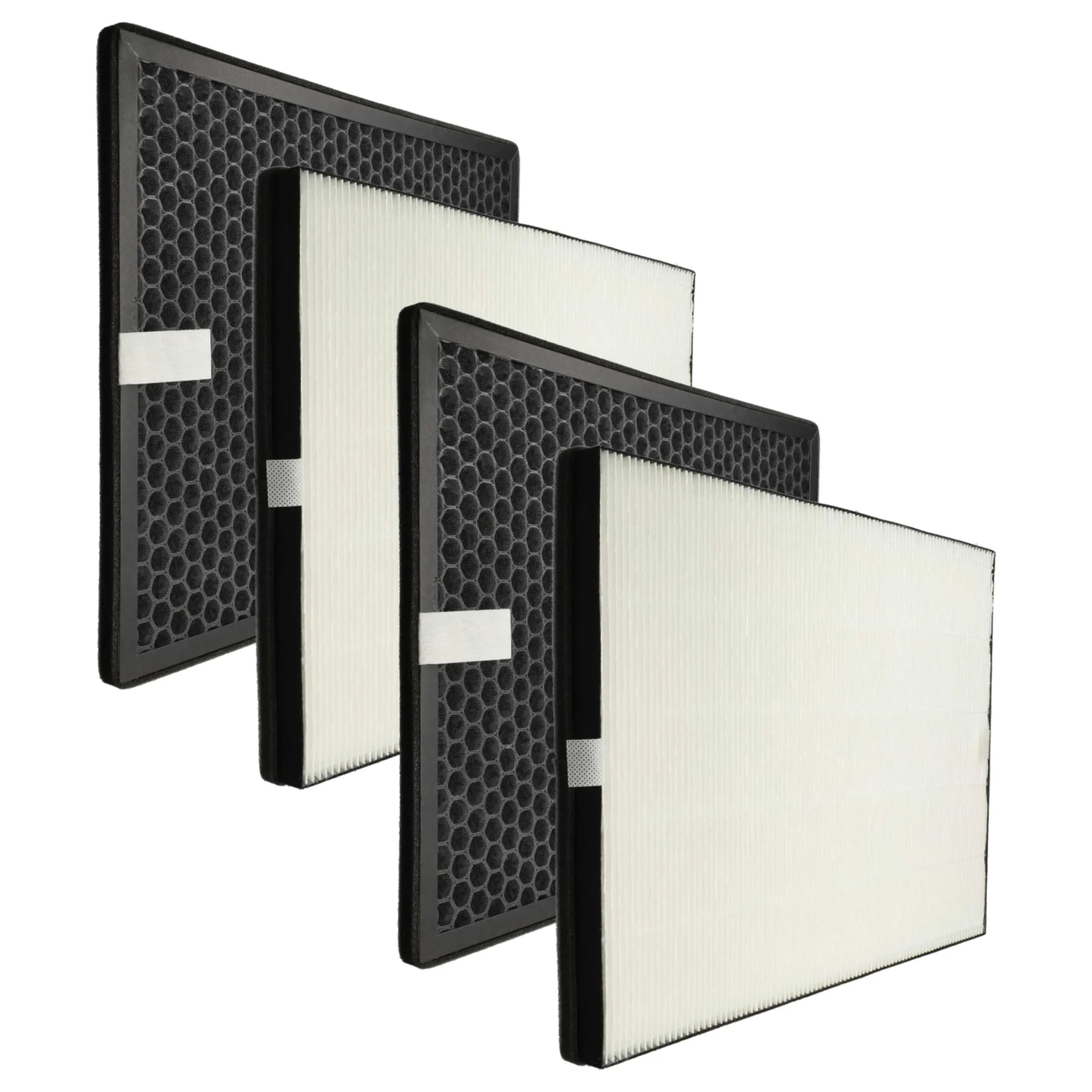 Set 4 filtres remplace NanoProtect FY1410/30 pour humidificateur - filtre HEPA, filtre à charbon actif