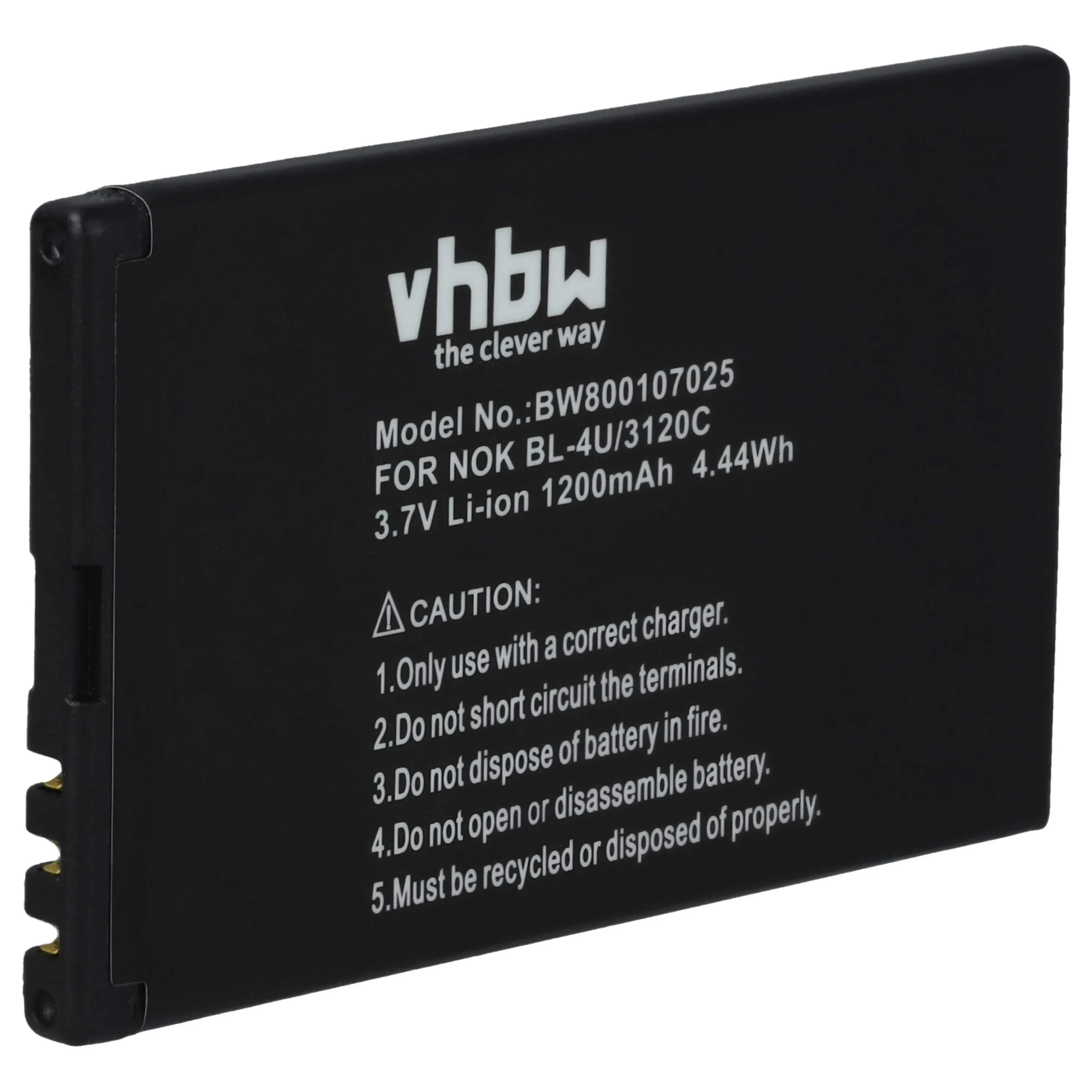 Batterie remplace Blu N4U85T téléphone portable Manta - 1200mAh 3,7V Li-ion