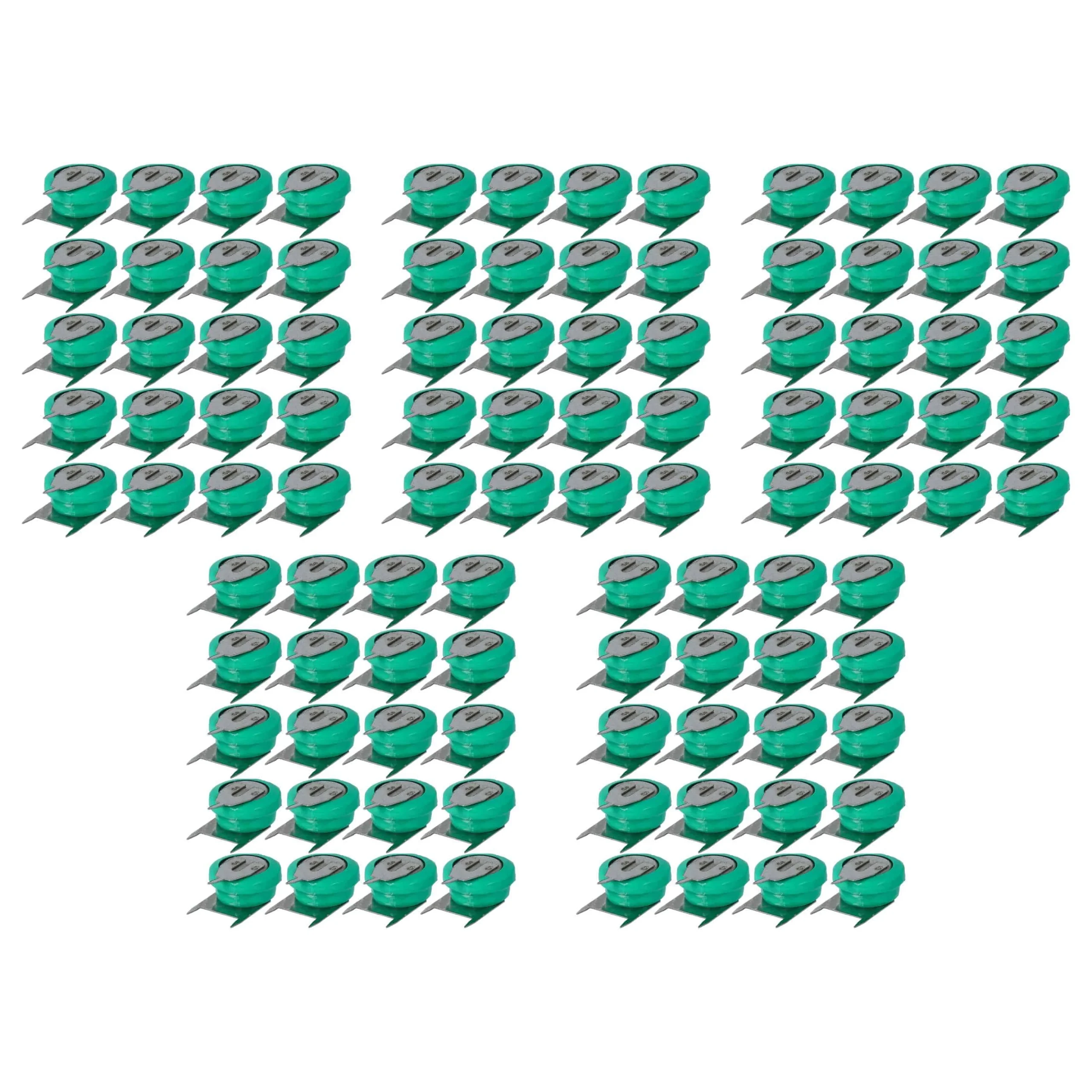 100x Piles bouton de type V40H pour le modélisme et autres - 40mAh 1,2V NiMH