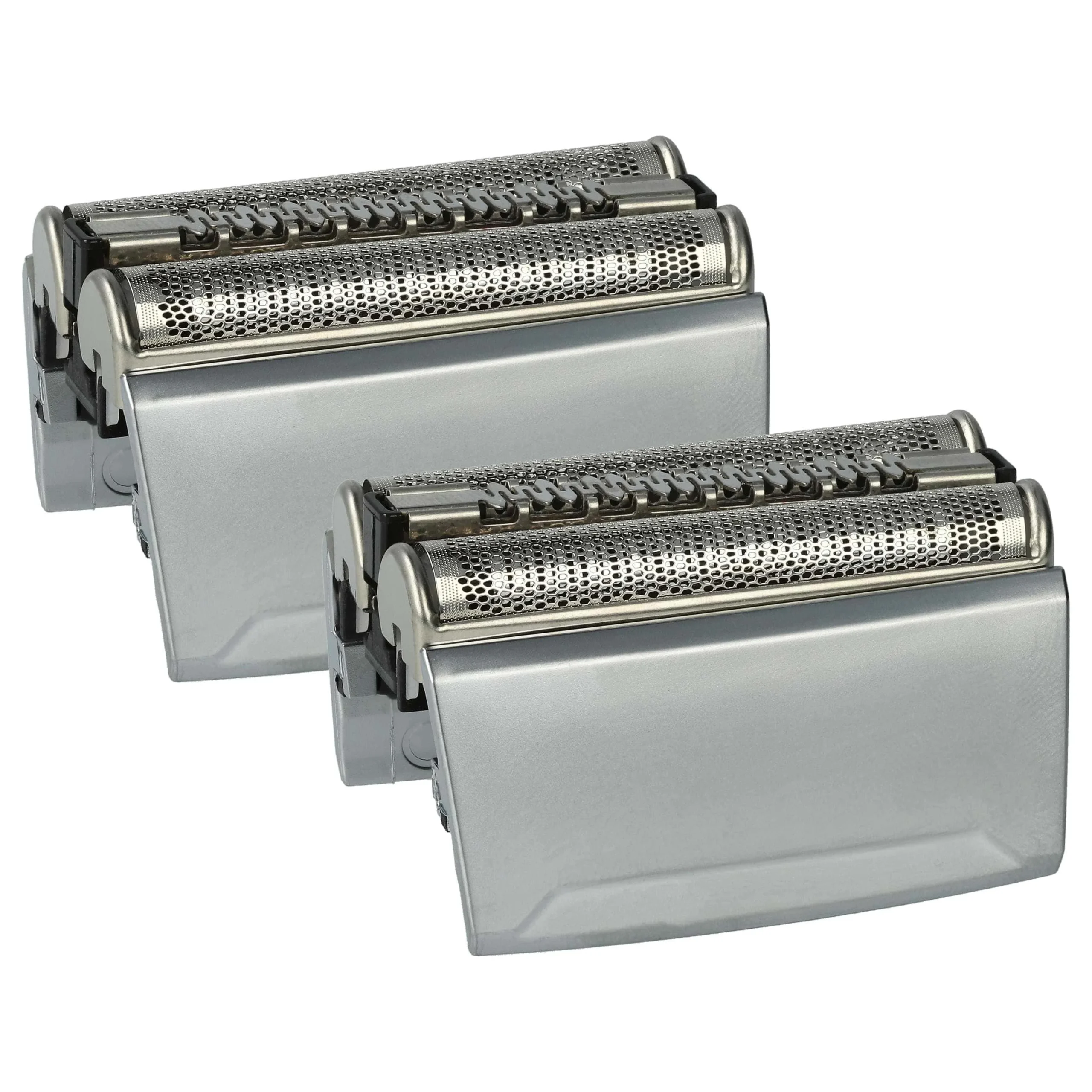 2x Têtes de rasoir remplace Braun 52S, 52B pour rasoir électrique Braun - argenté