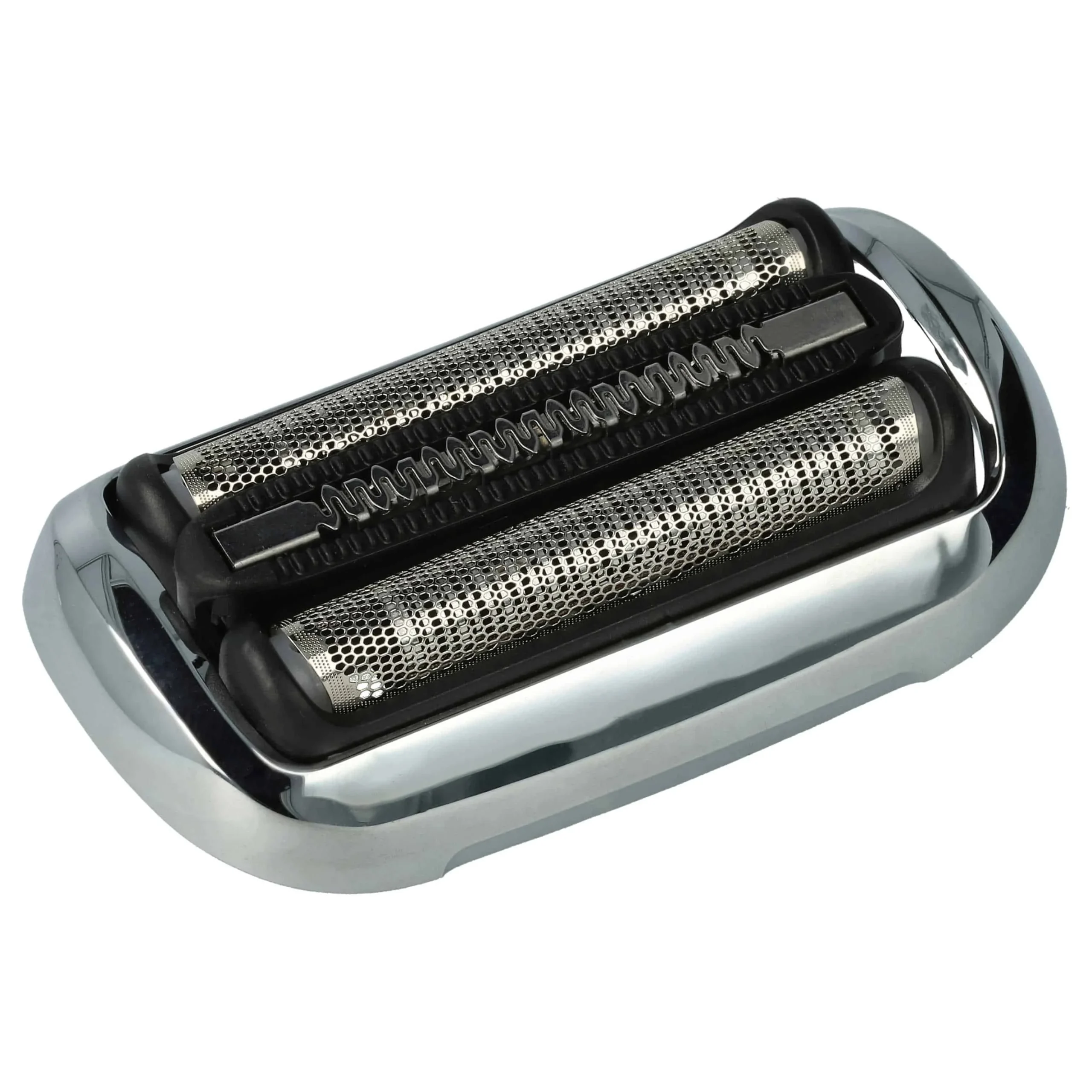 Tête de rasoir remplace Braun 73S, 81746548 pour rasoir électrique Braun - noir / blanc / argenté