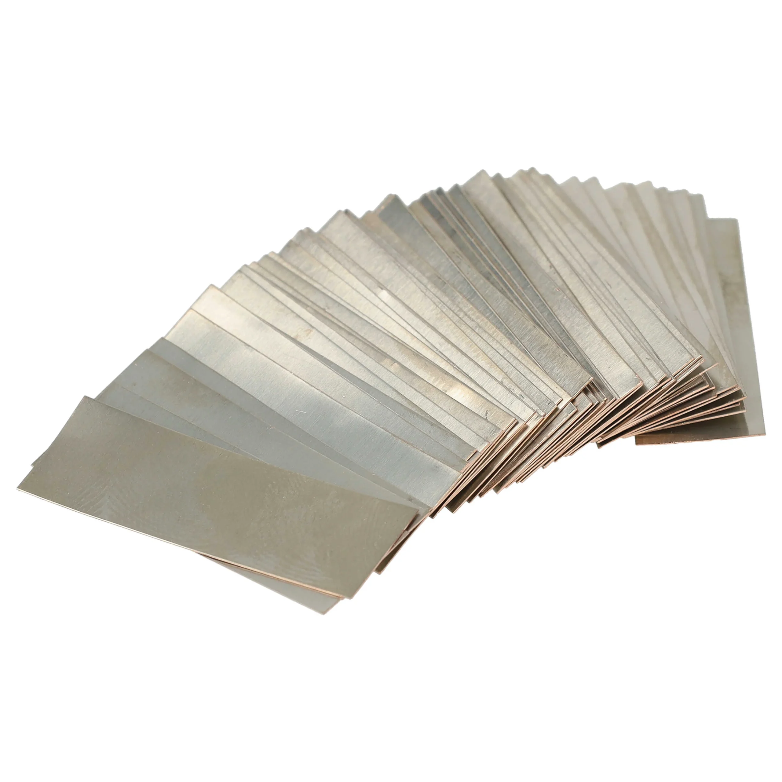 50x bandes à souder, connecteur de cellules d'accumulateur - haute conductibilité, découpage, soudage aisés