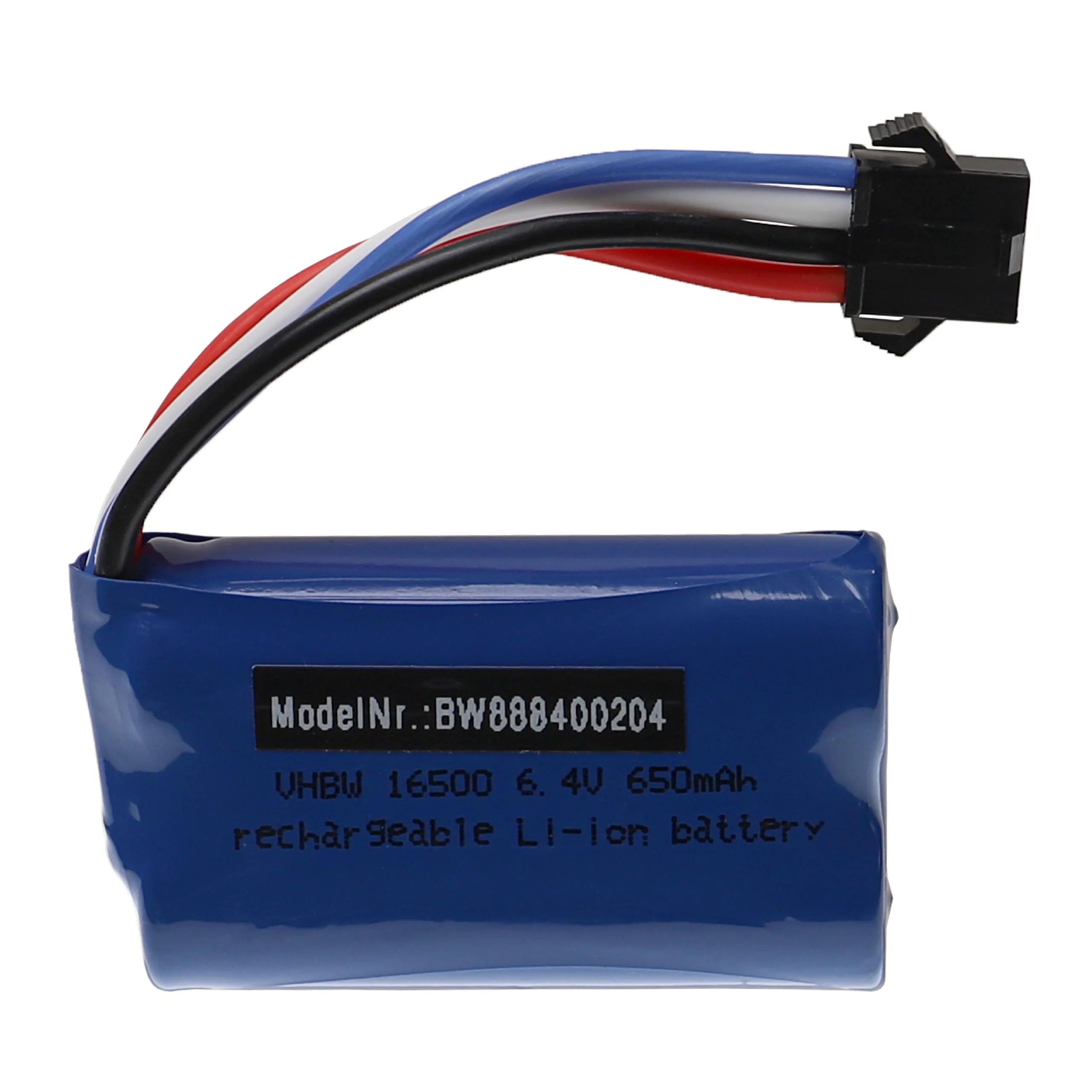 Batterie modèle radio-télécommandé - 650mAh 6,4V Li-ion, SM-4P