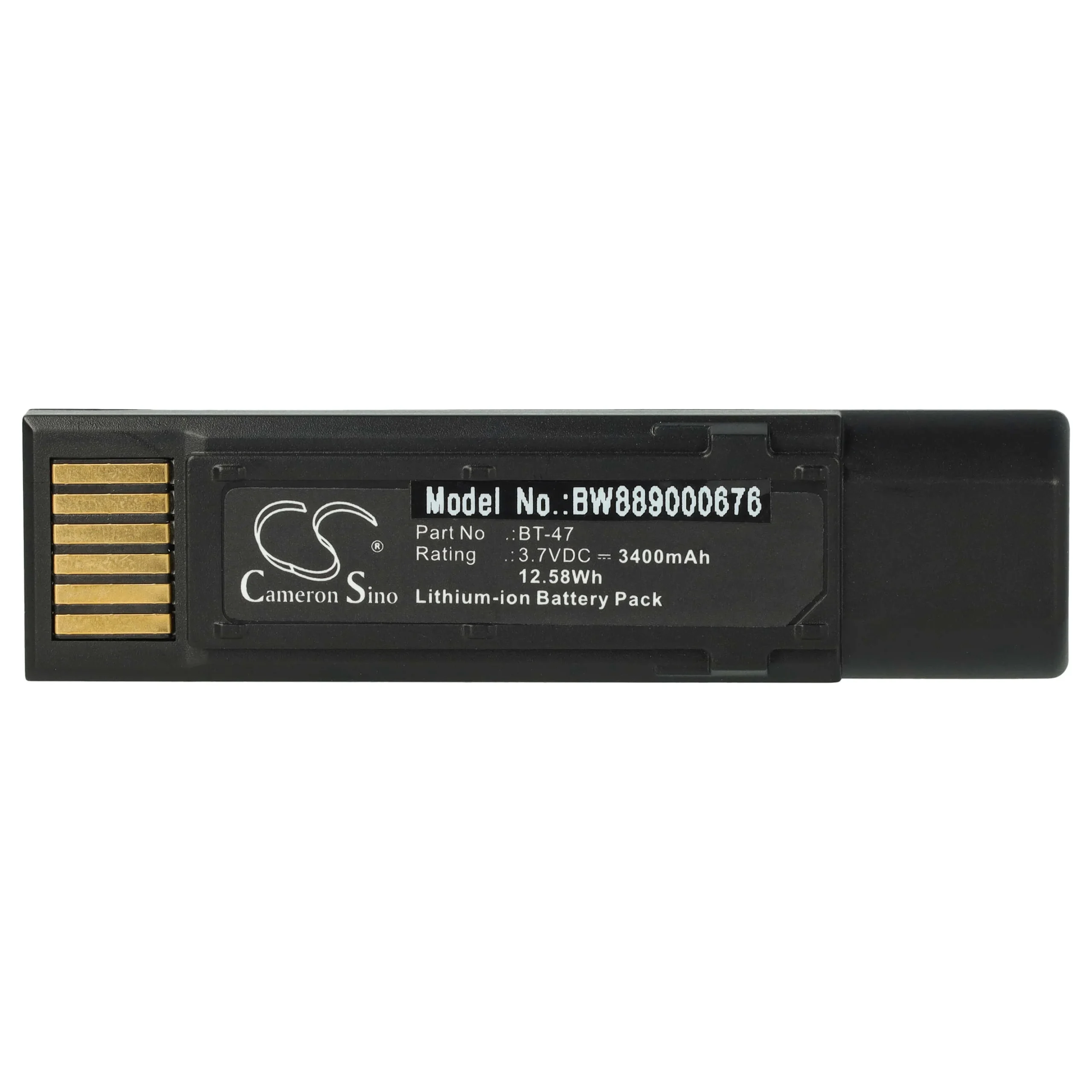 Batterie remplace Datalogic 128004721, BT-47, RBP-GM45 pour scanner de code-barre Datalogic - 3400mAh 3,7V