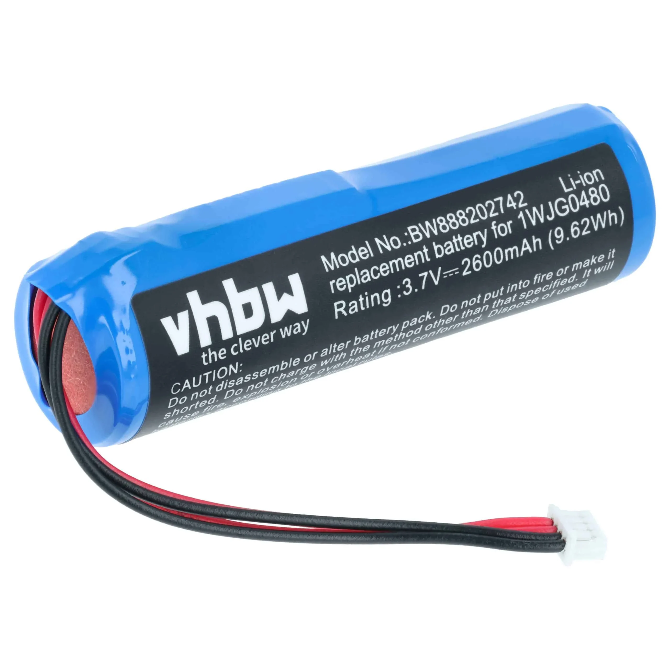 Batterie remplace DJI 1WJG0480, TI100782 pour manette de drone DJI - 2600mAh 3,7V Li-ion