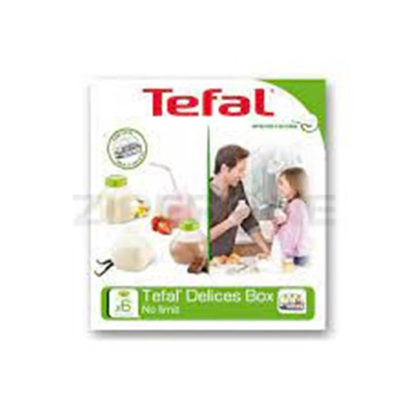 6 Flacons + Bouchons bouteille yaourt à boire XF102032 Tefal - Promos