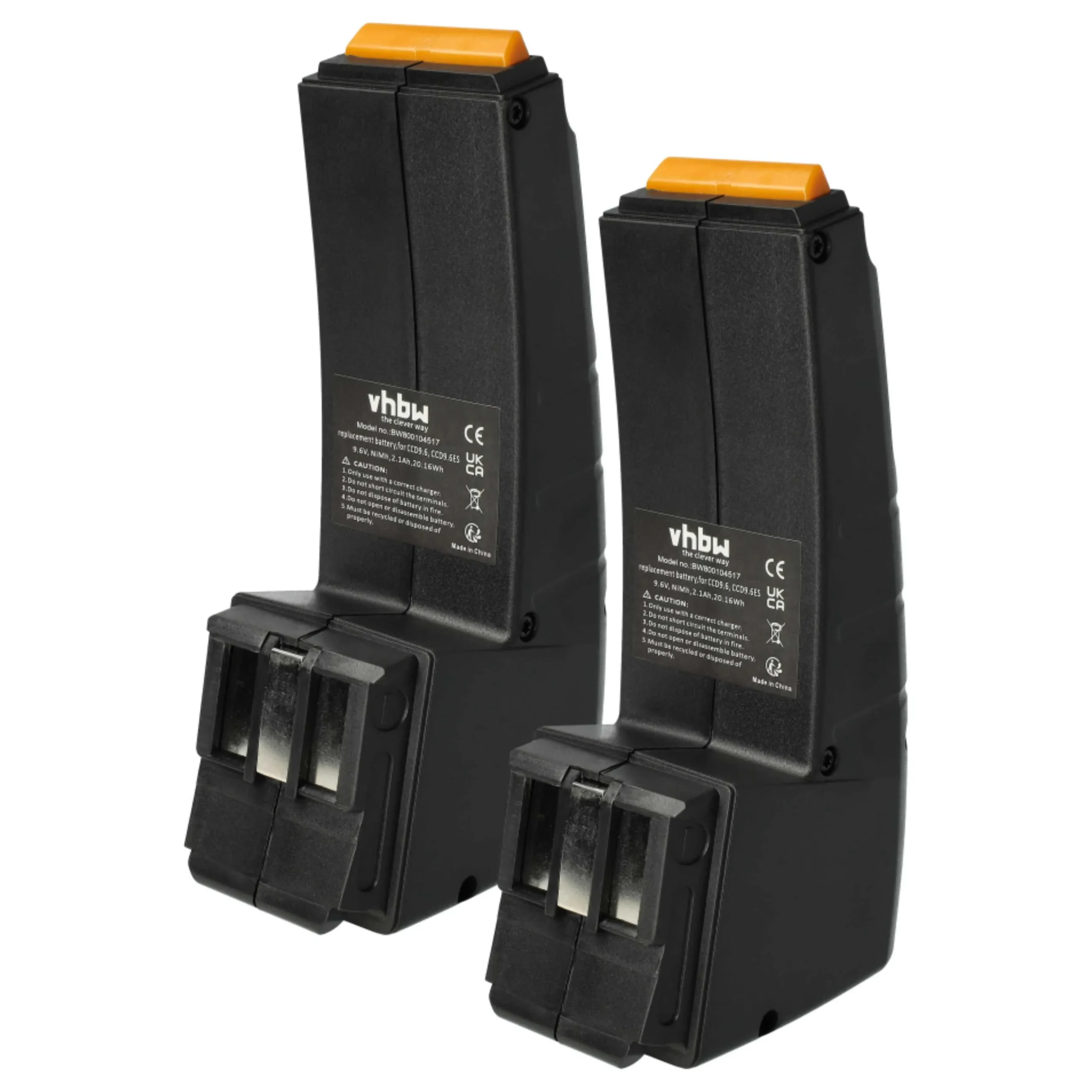 Batterie (2 pcs.) remplace Festo Festool CCD9.6ES, CCD9.6 outil électrique Festo Festool - 2,1Ah 9,6V NiMH