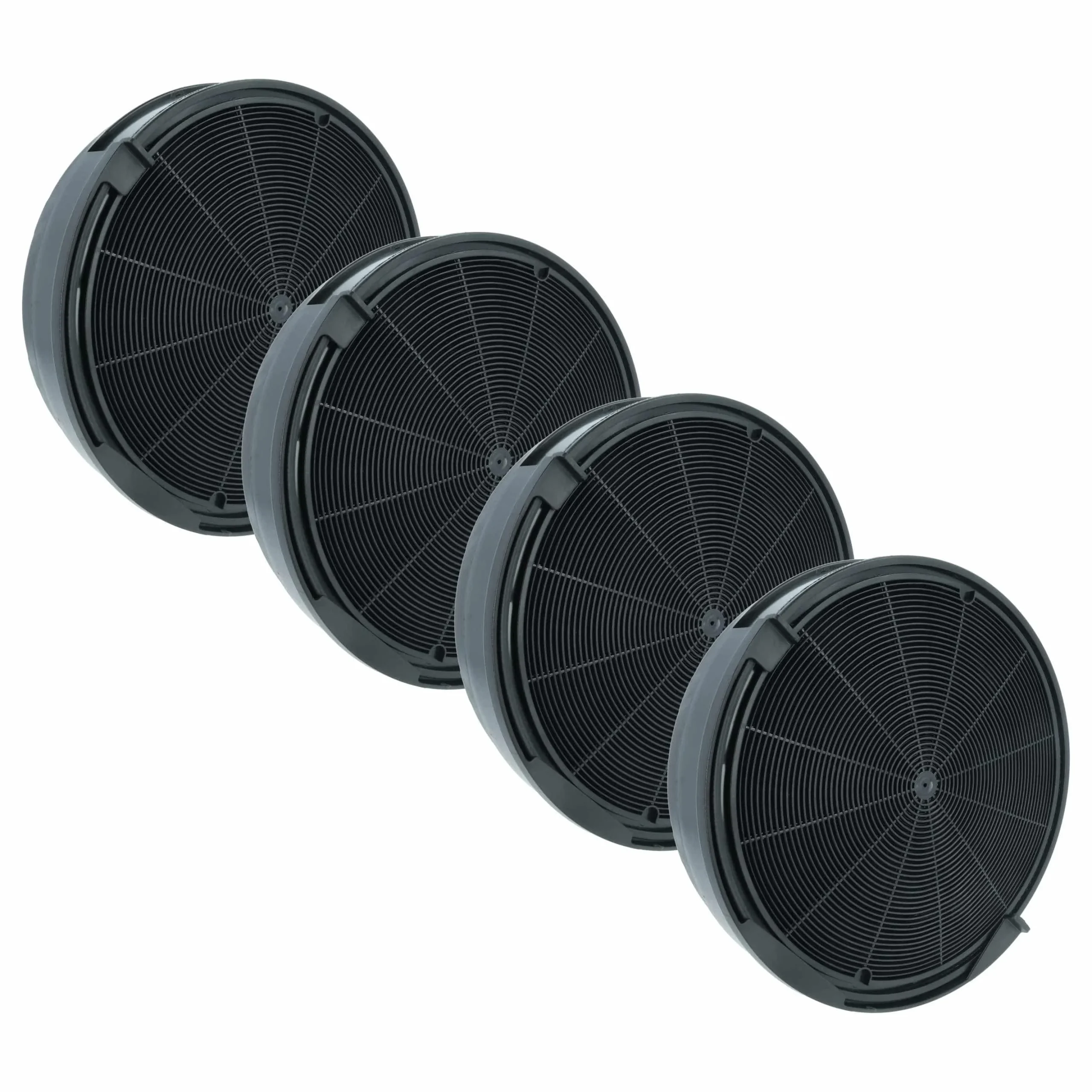 4x Filtres à charbon actif remplace AEG 50247607000, 50240320007, 50239787000, 4002000117 pour hotte Miele - Accessoires appareils ménagers