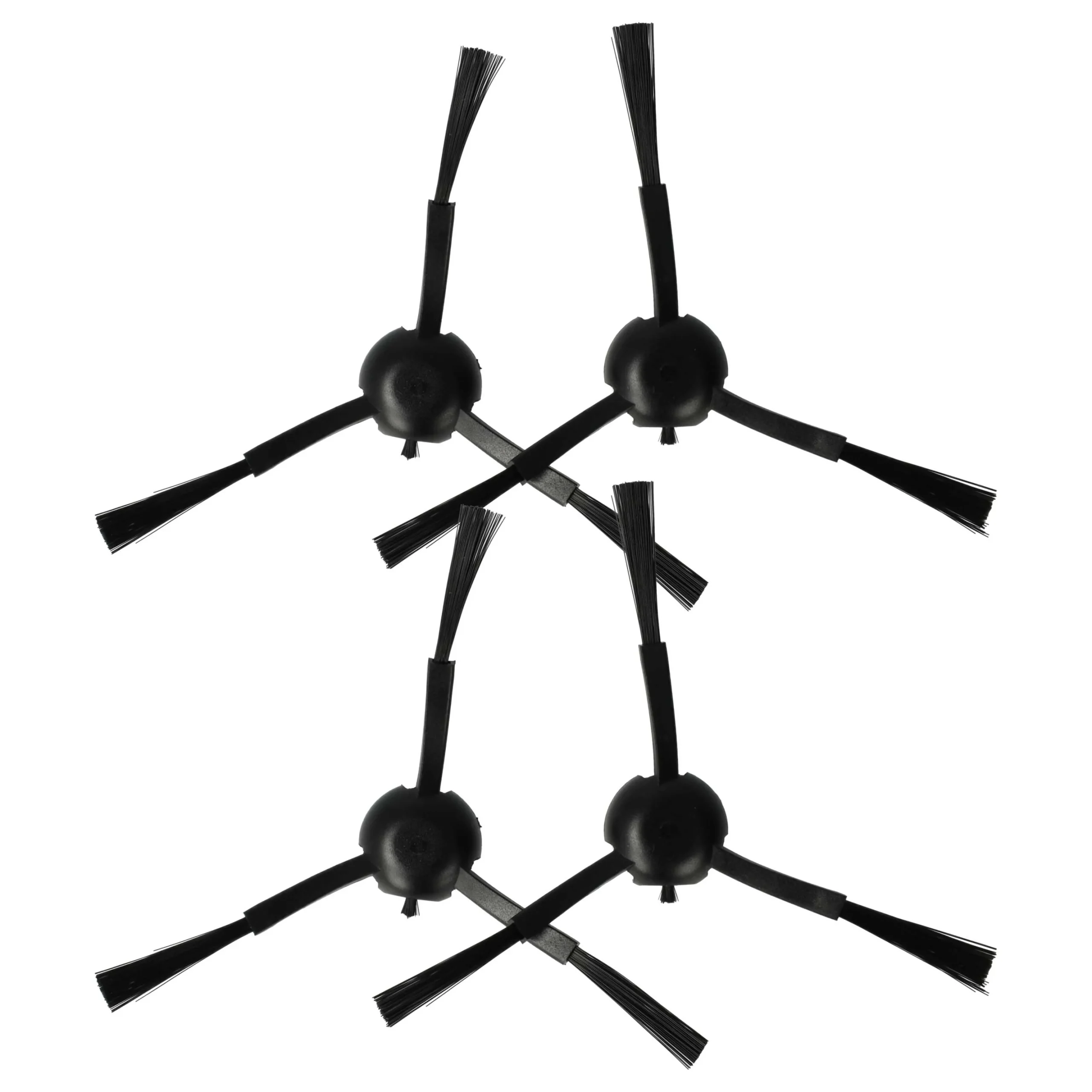 4x Brosses latérales à 3 bras pour Dreame, Xiaomi, Mova L10s Pro - Accessoires pour aspirateur
