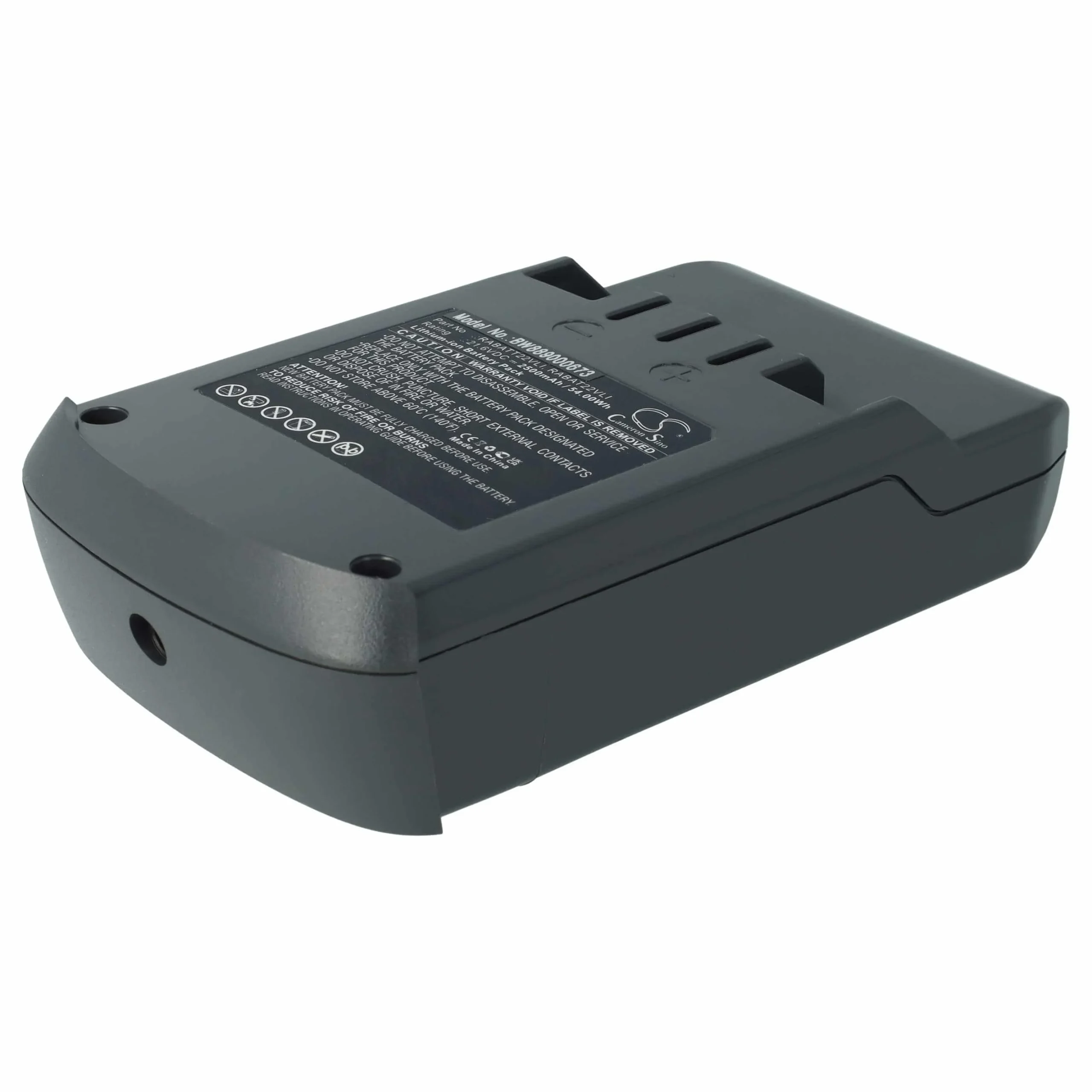 Batterie remplace Hoover RABAT22VLI, 6.20.40.01-0, 48023809 pour aspirateur Hoover - 2500mAh 21,6V Li-ion