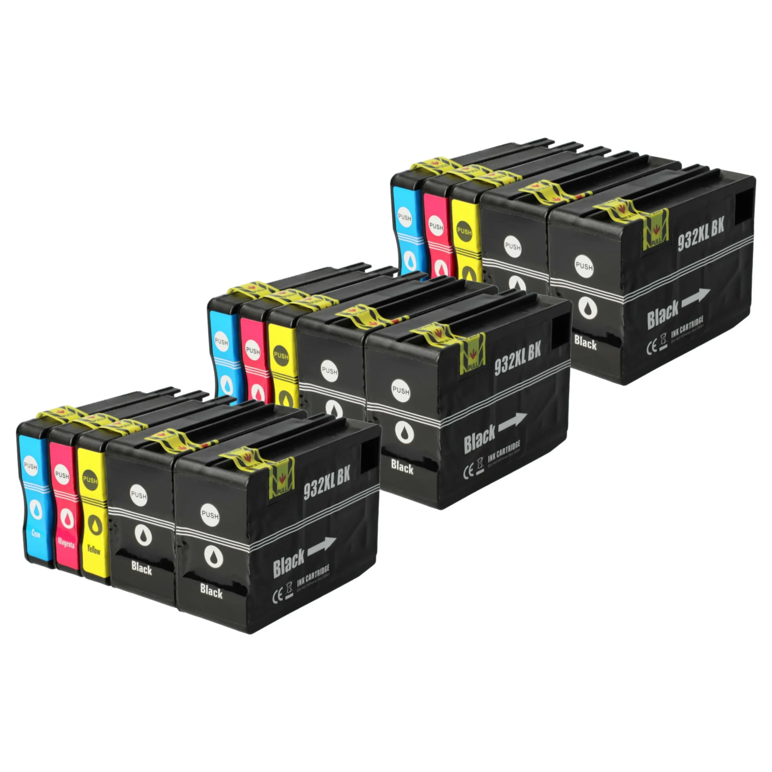 15x Cartouches remplace HP 932XL, 933XL, 932 pour imprimante - Accessoires pour imprimante