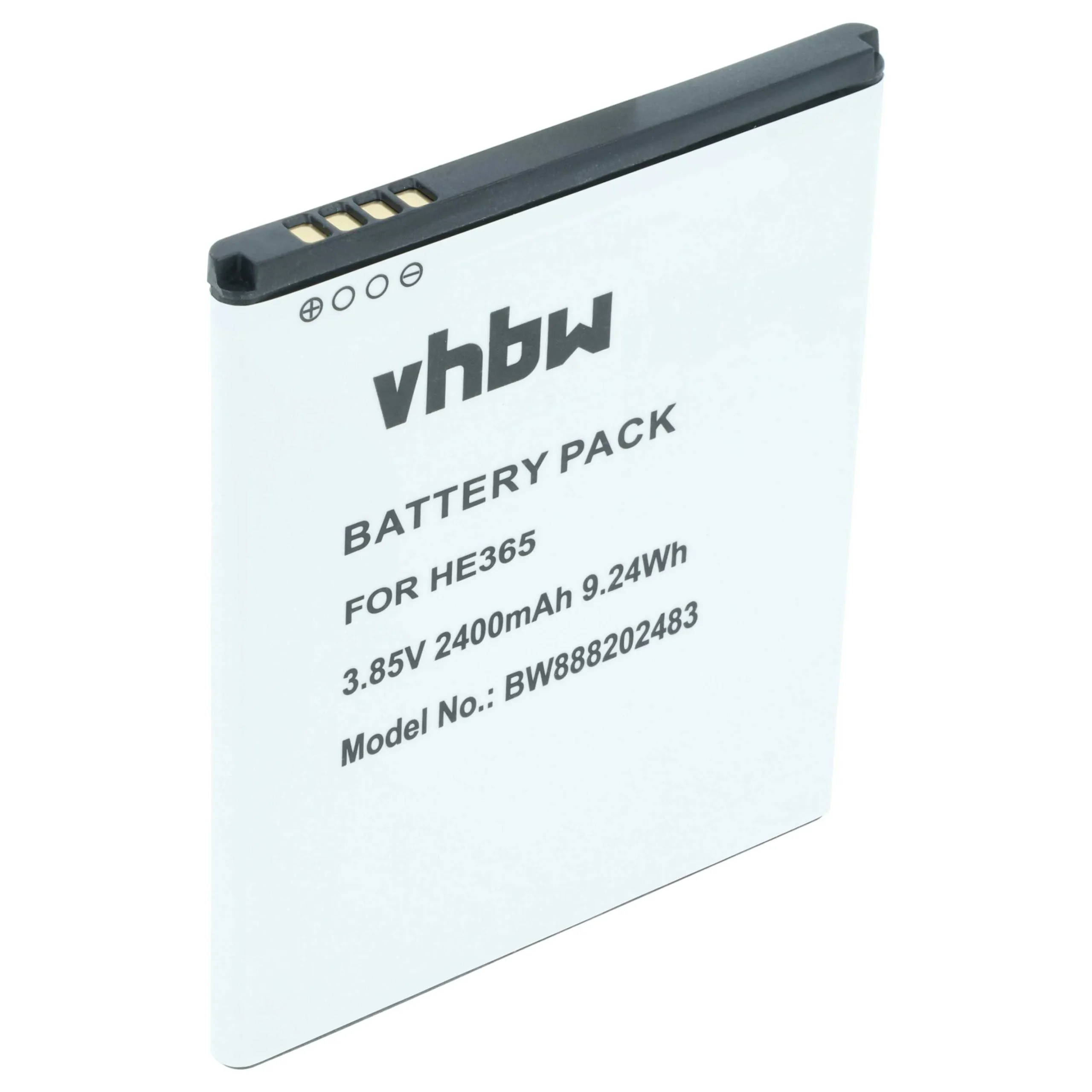 Batterie remplace Nokia HE365 téléphone portable Nokia - 2400mAh 3,85V Li-ion