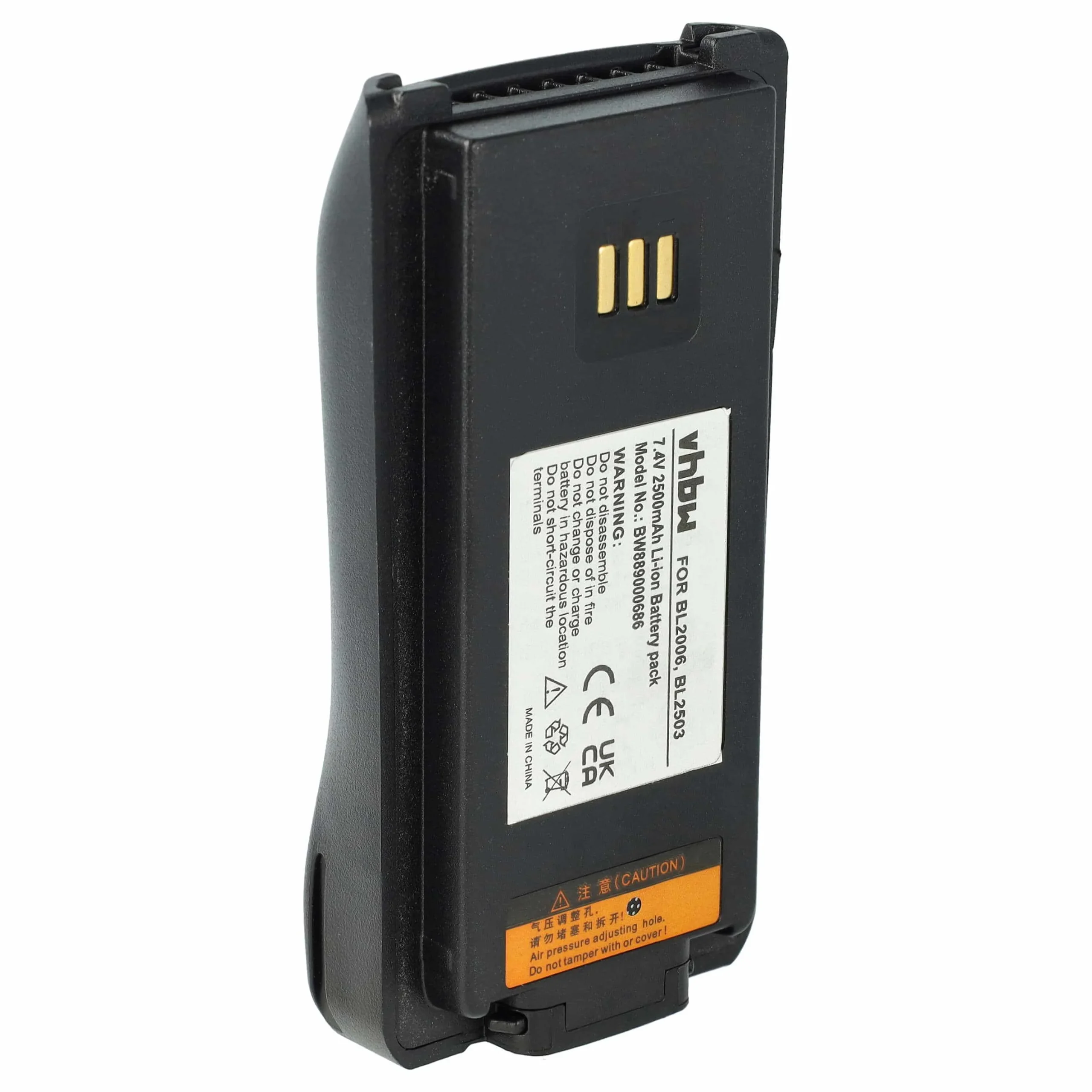 Batterie remplace Hyt BL2006Li, BL2008, BL2006, BL2503 pour radio talkie-walkie Harris- 2500mAh 7,4V Li-ion