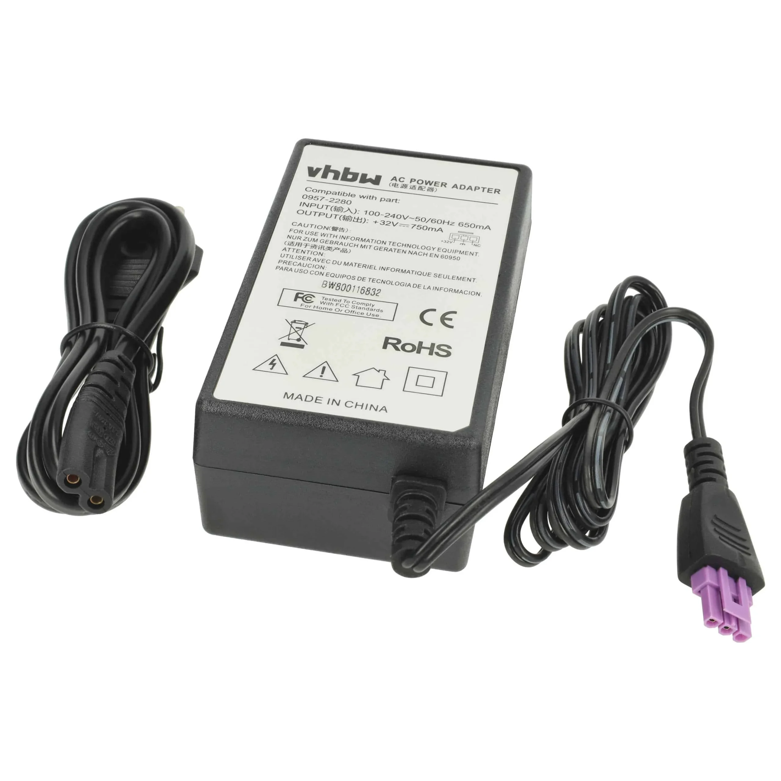 Bloc d'alimentation remplace HP 0957-2280 pour imprimante