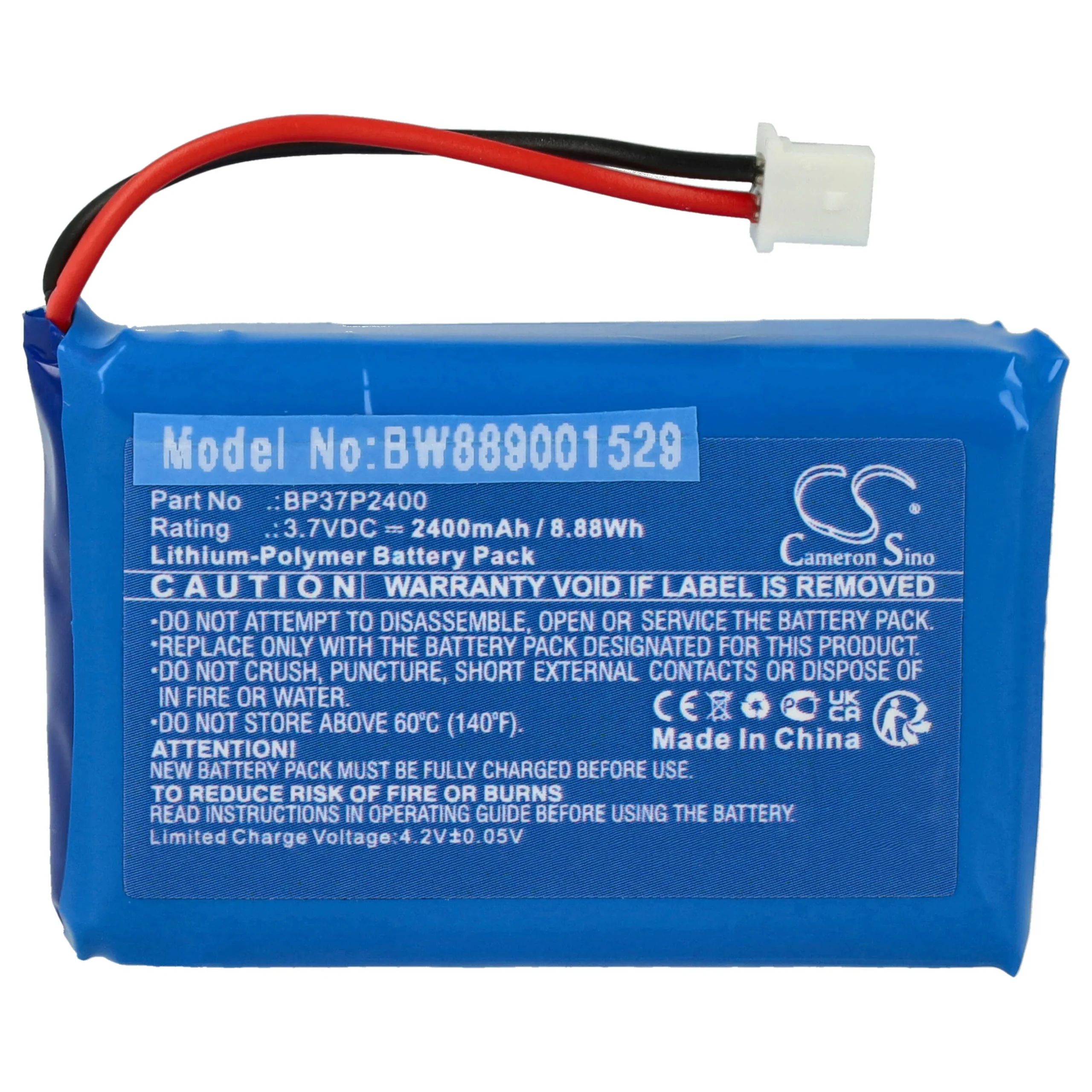 Batterie remplace Dogtra BP37P2400 collier de dressage de chien Dogtra - 2400mAh 3,7V Li-polymère
