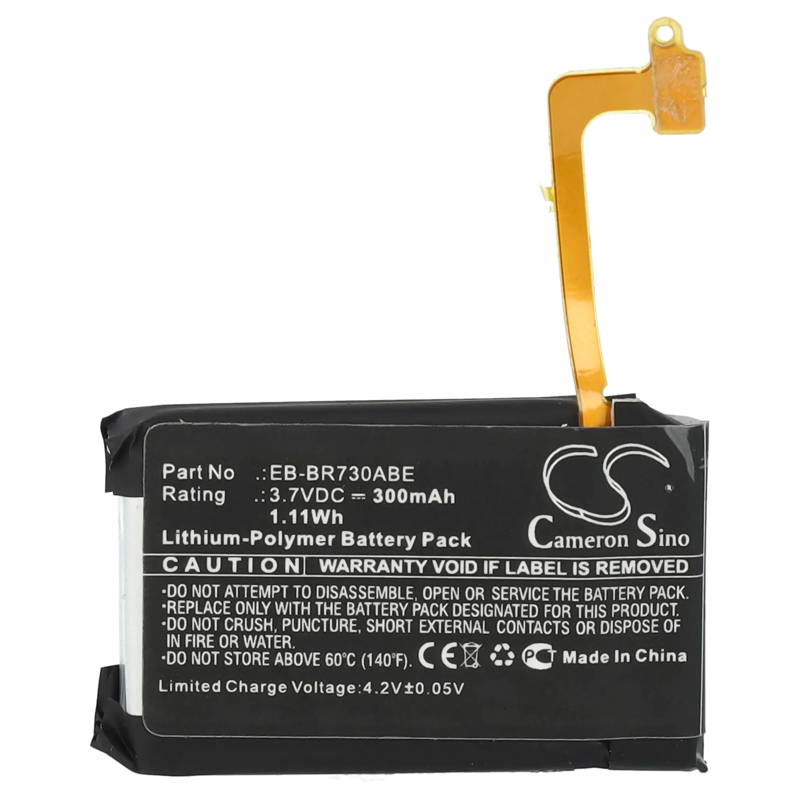 Batterie remplace Samsung EB-BR730ABE, GH43-04538B montre connectée - 300mAh 3,7V Li-polymère + outils