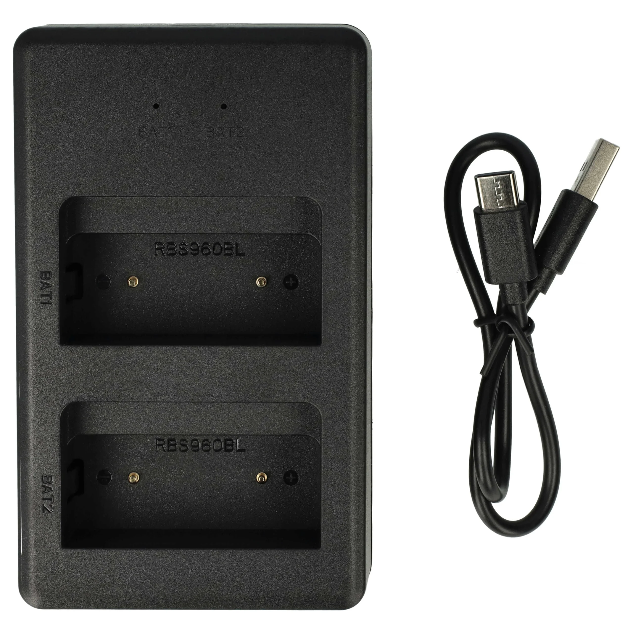Chargeur double + Câble USB-C remplace Palfinger 17162, 13445, 16131, 1026 Palfinger pour radio, 7,2V, 0,6A