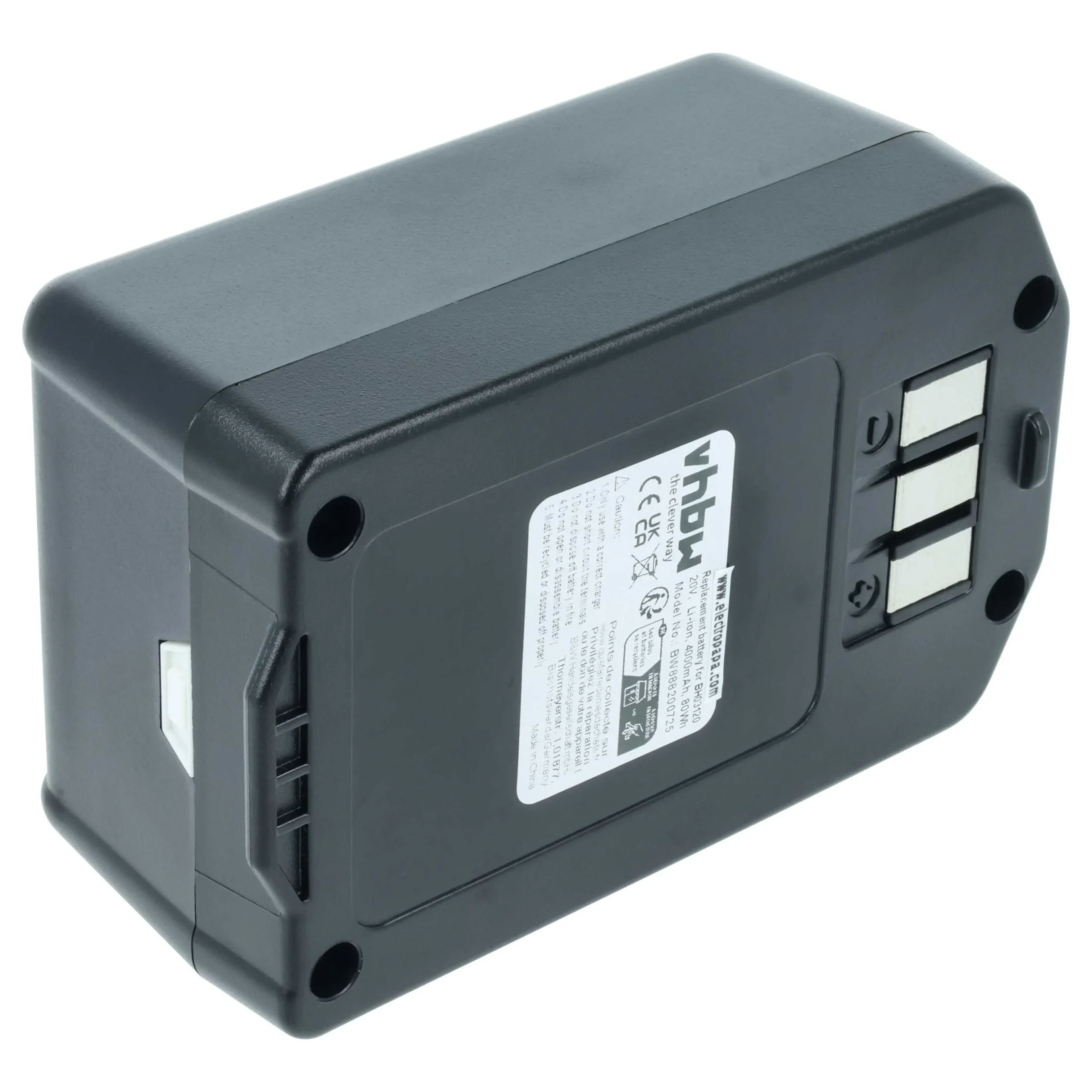 Batterie remplace Hoover BH03100, 440005973, 440005966, 44139 pour aspirateur Hoover - 4000mAh 20V Li-ion