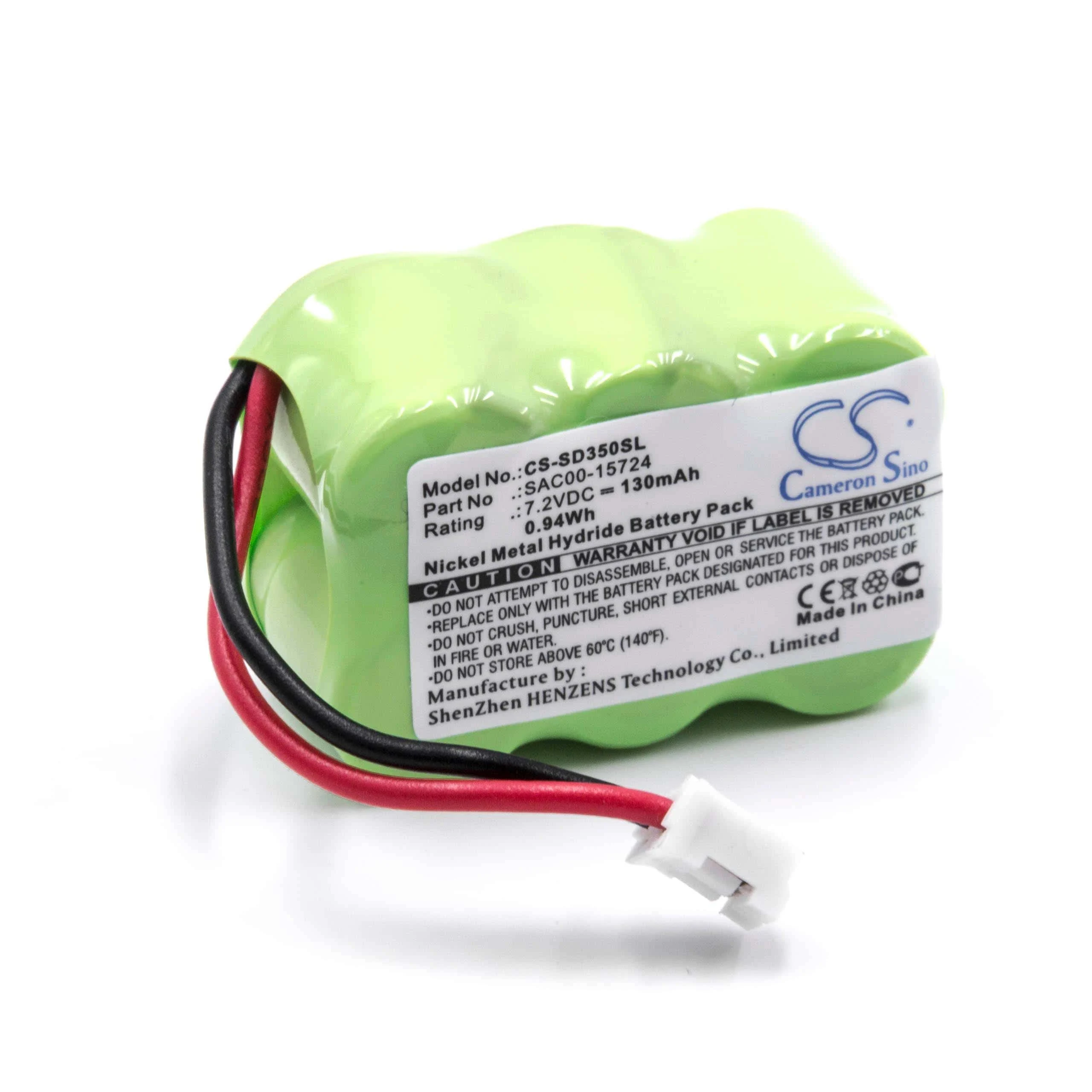 Batterie remplace Sportdog SAC00-15724 collier de dressage de chien SportDog - 130mAh 7,2V NiMH